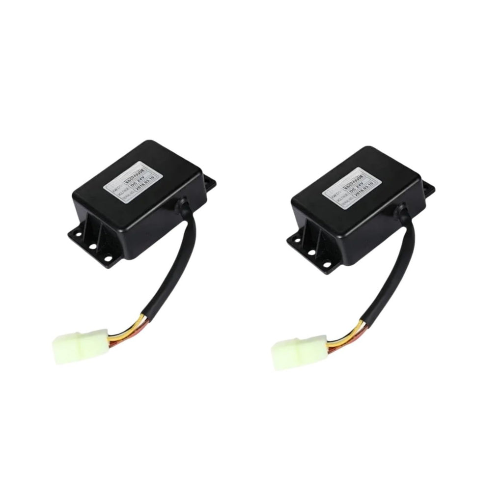 2pcs Wiper Timer Relay 2537-9008 25379008 Compatible with Doosan Daewoo Excavator DH220-5 DH220-7 DH215-7 DH225-5