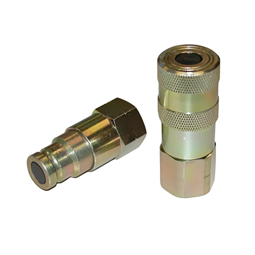 FF2514FPS Flat Face Hydraulic Coupler Socket and Plug Fits for Tractor