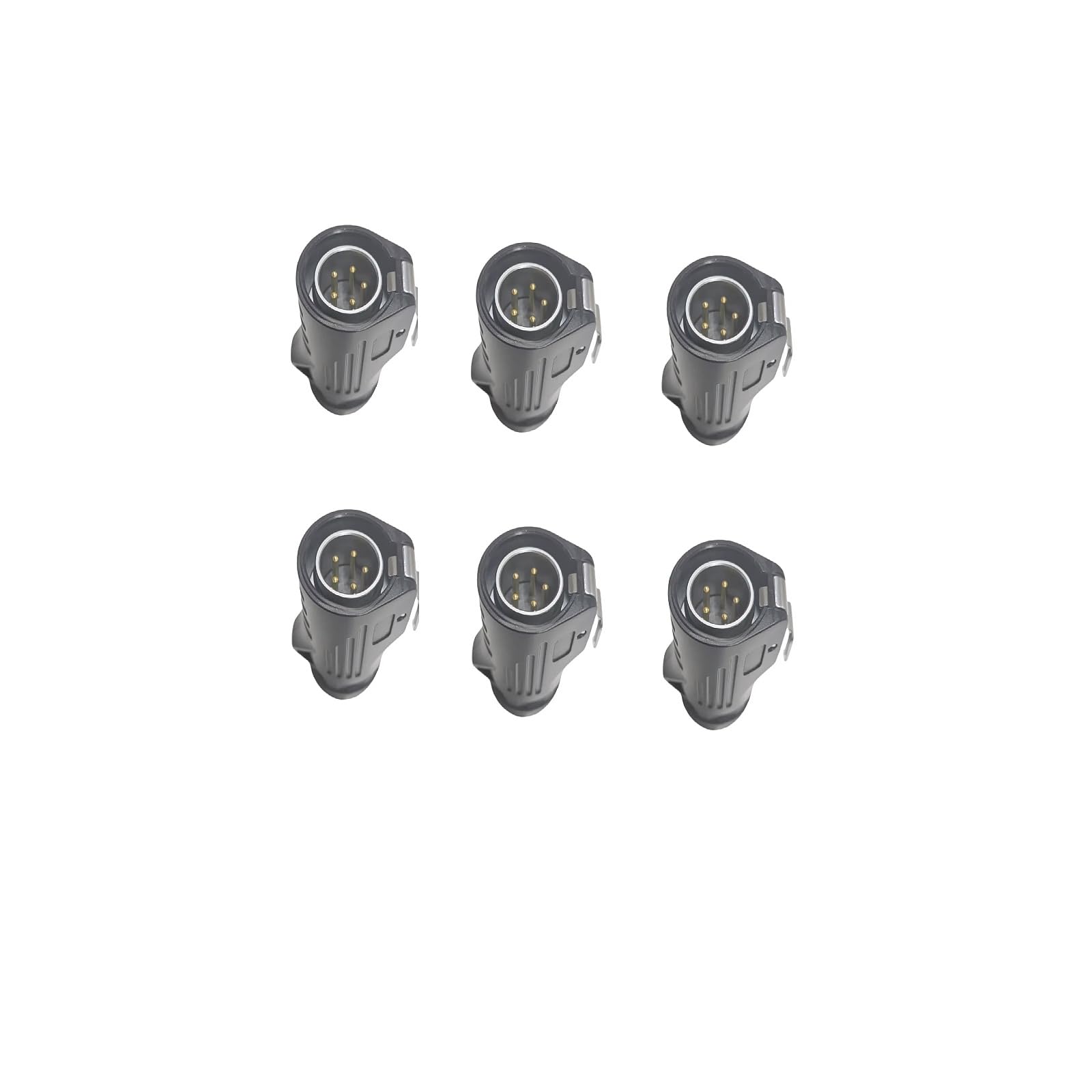 6pcs Upper Controller End 5 Cores Plug Male 25300003281 Fits for LGMG Lift SS0407E AS1012E Replace parts