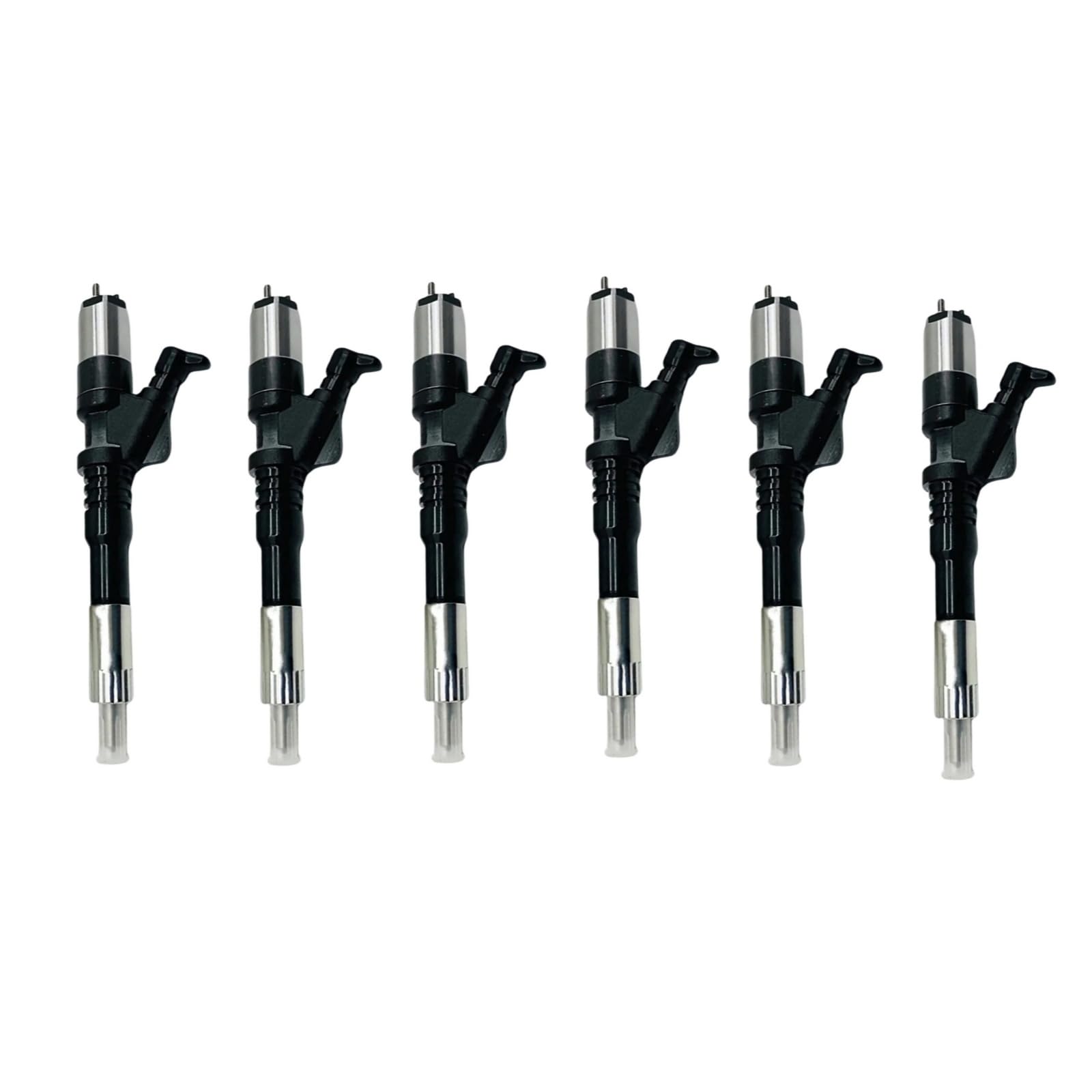 Sgaorcpas 095000-0800 095000-0801 6156-11-3100 Fuel Injector Fits For Komatsu Engine 6D125E Excavator PC400-7 PC450-7 Wheel Loader WA470-5