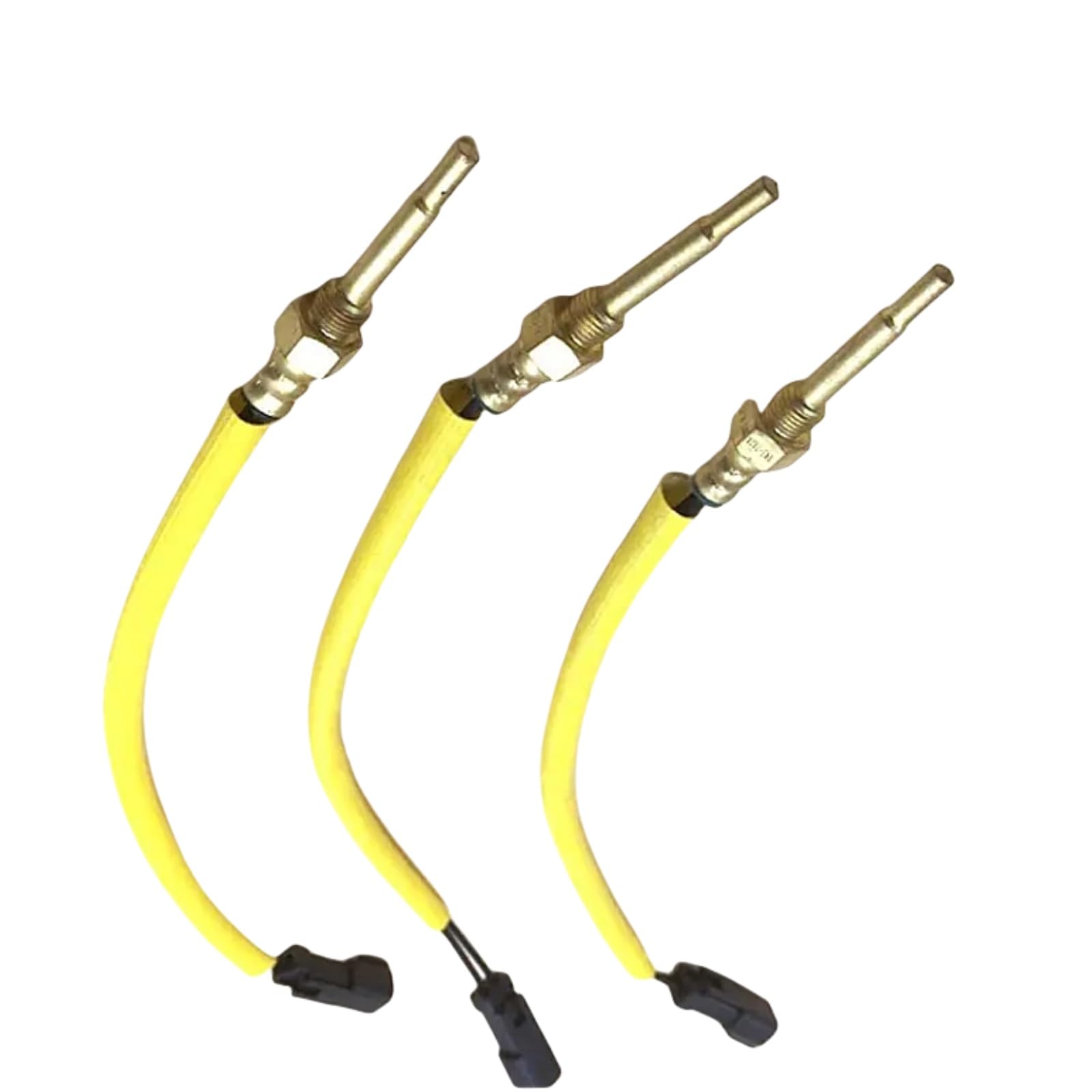 3pcs Temperature Sensor 145-7028 1457028 Compatible with Caterpillar Wheel Loader 938H 950G II 950H 962G II 962H