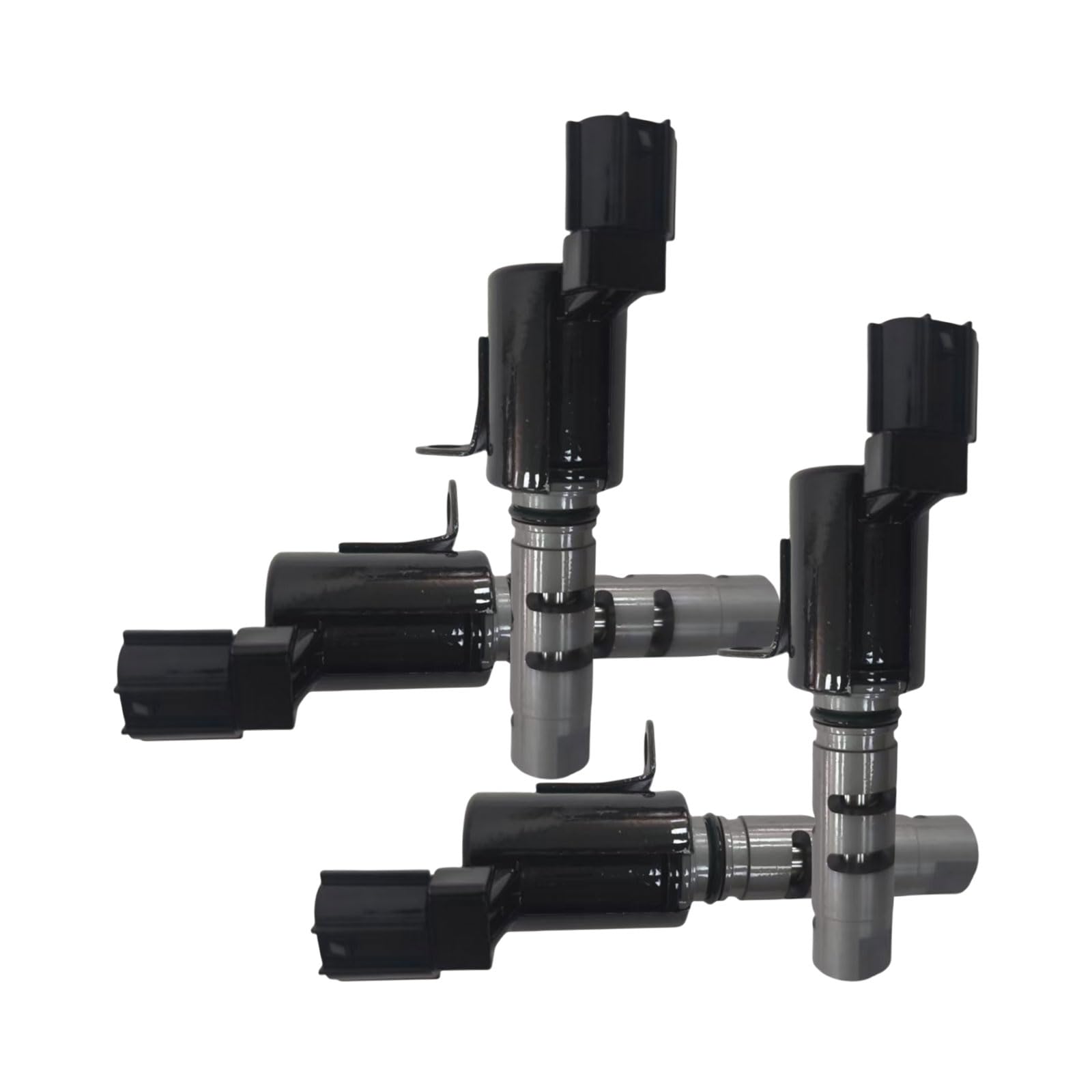 4PCS 24355237632 2435523763 Variable Valve Timing Solenoid Oil Control Valve Fits for Hyundai for Elantra 2003-2012 for Tiburon 2003-2008 Replace parts