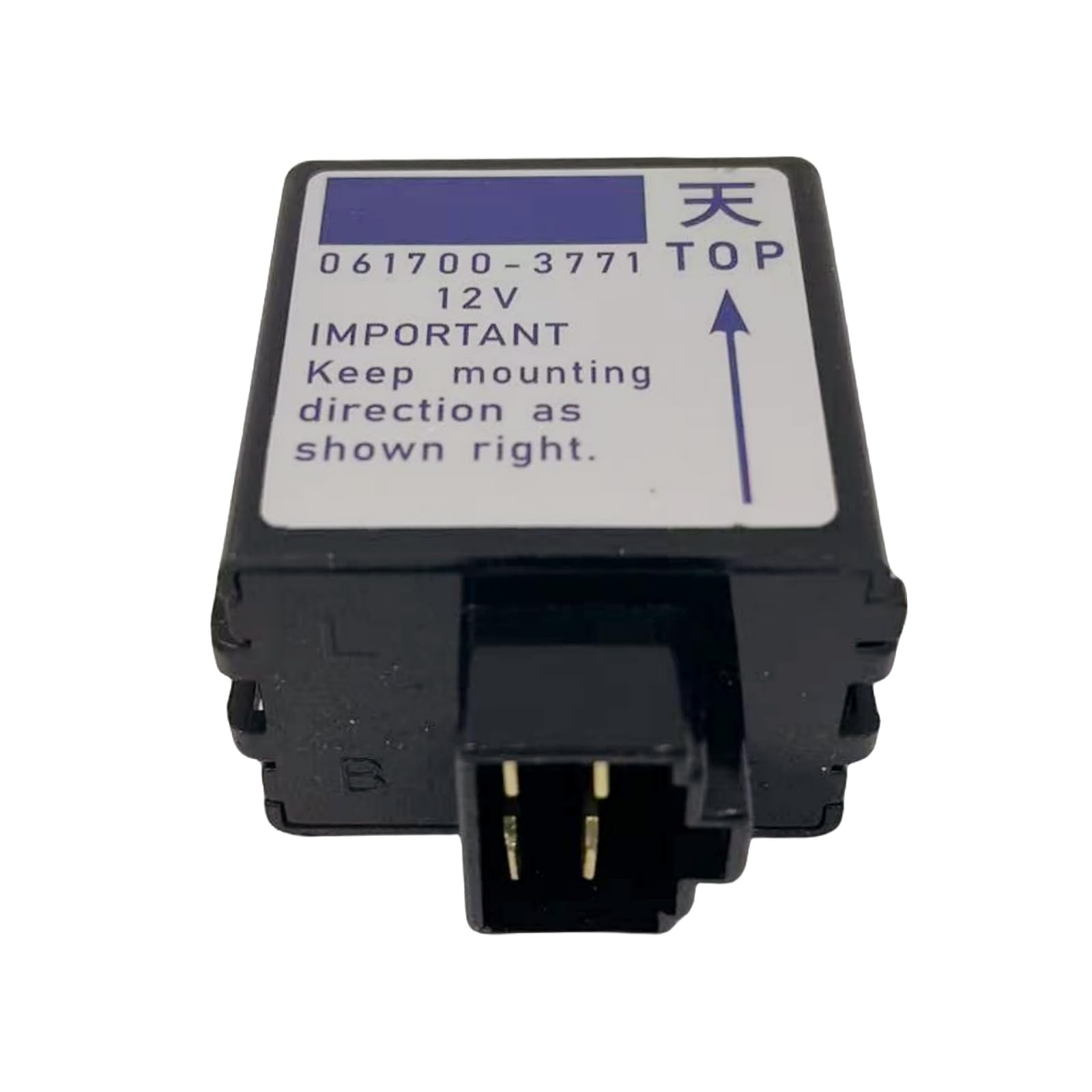 6670872 061700-3771 0617003771 Relay Stop Solenoid Fits for Bobcat Skid Steer Loader Excavator B300 BL370 BL470 BL570 BL575 319 320 321 323 324 E14 E16 453 463 MT50 MT52 MT55