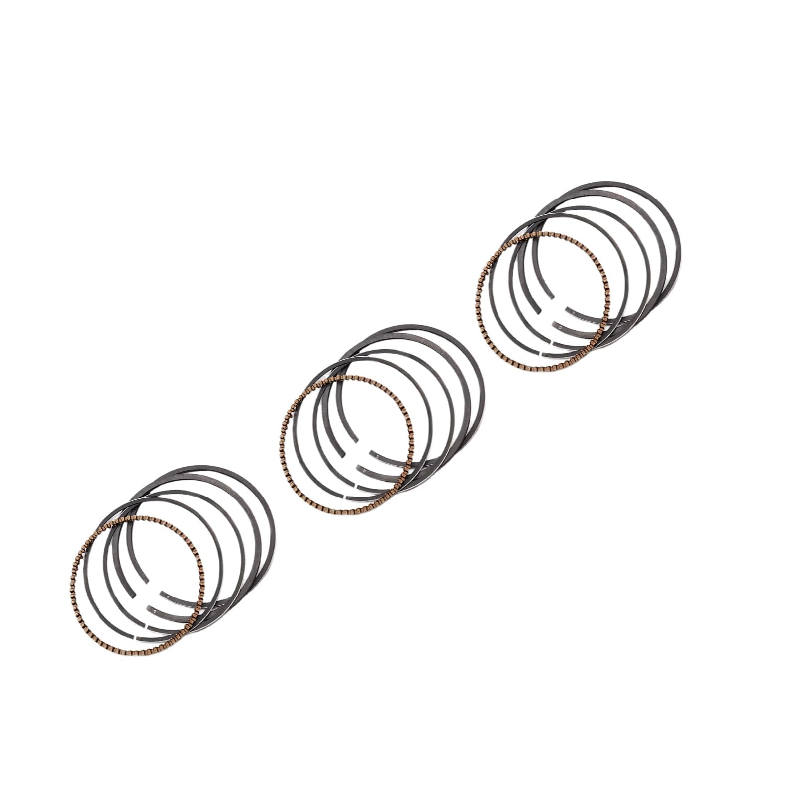 3pcs Generator Piston Ring Set Standard 68MM Fits for Honda GX160 GX200 5.5HP 6.5HP 168F 163CC 196CC Water Pump Engine Replace parts