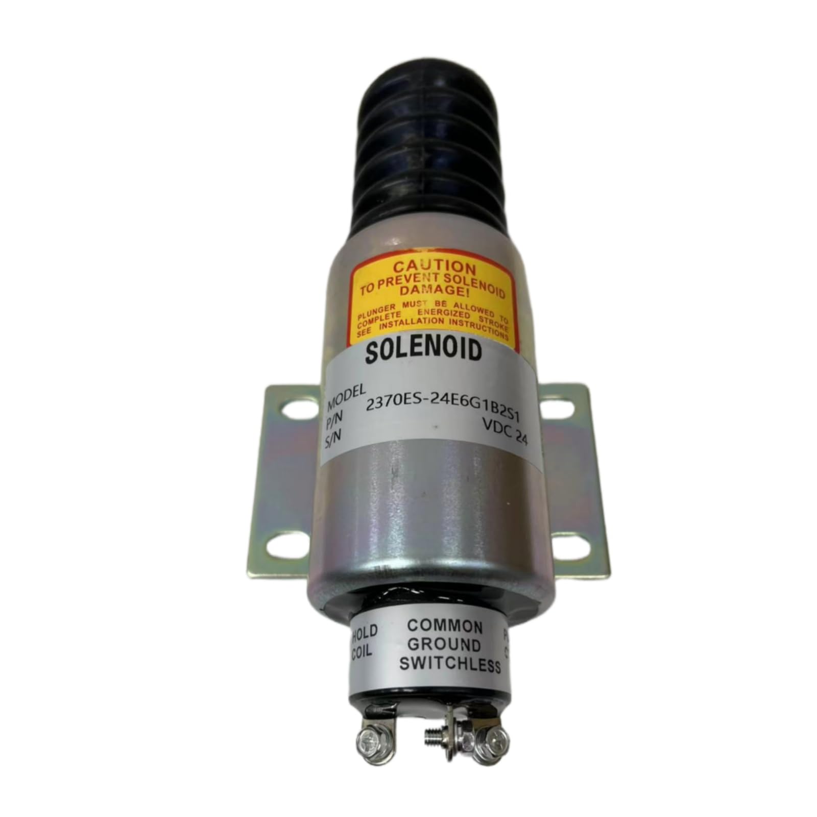 24V 2370ES 2370ES-24E6G1B2S1 SA-3973 Run-on Stop Solenoid Compatible with SA-3973