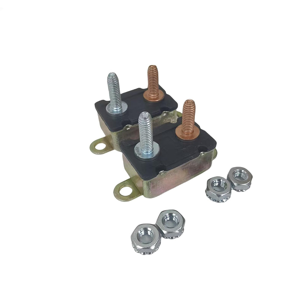 2PCS 12V 40 Amp Automatic Reset Circuit Breaker 190374 Fits for Miller Generator Trailblazer 325 FITS Bobcat 250 Big Blue 400D