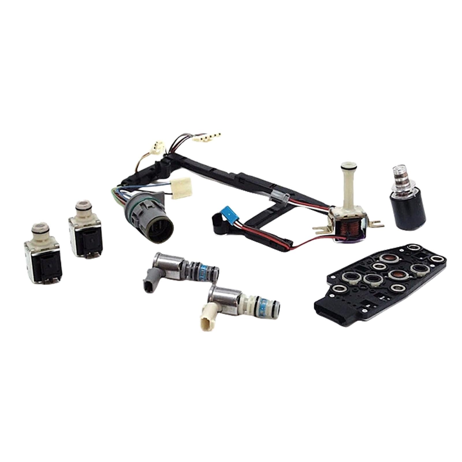 4L60E 24212327 Transmission Master Solenoid Wiring Harness Kit with Oil Filter and Gasket Fits for GMC 1993-2002 Replace parts