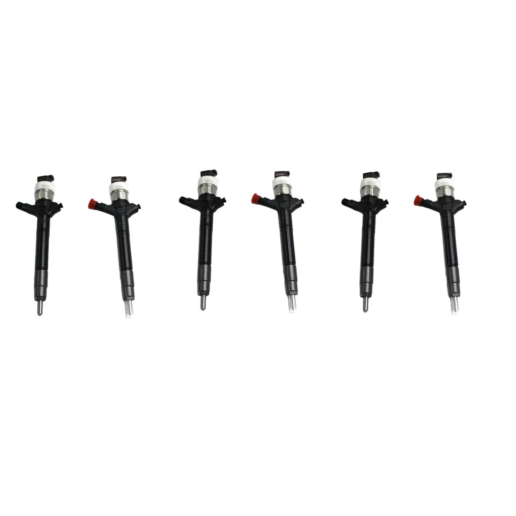6pcs Fuel Injector 23670-39196 295050-0100 23670-30190 fits for Toyota Hilux Hiace 1KD-FTV 3.0L