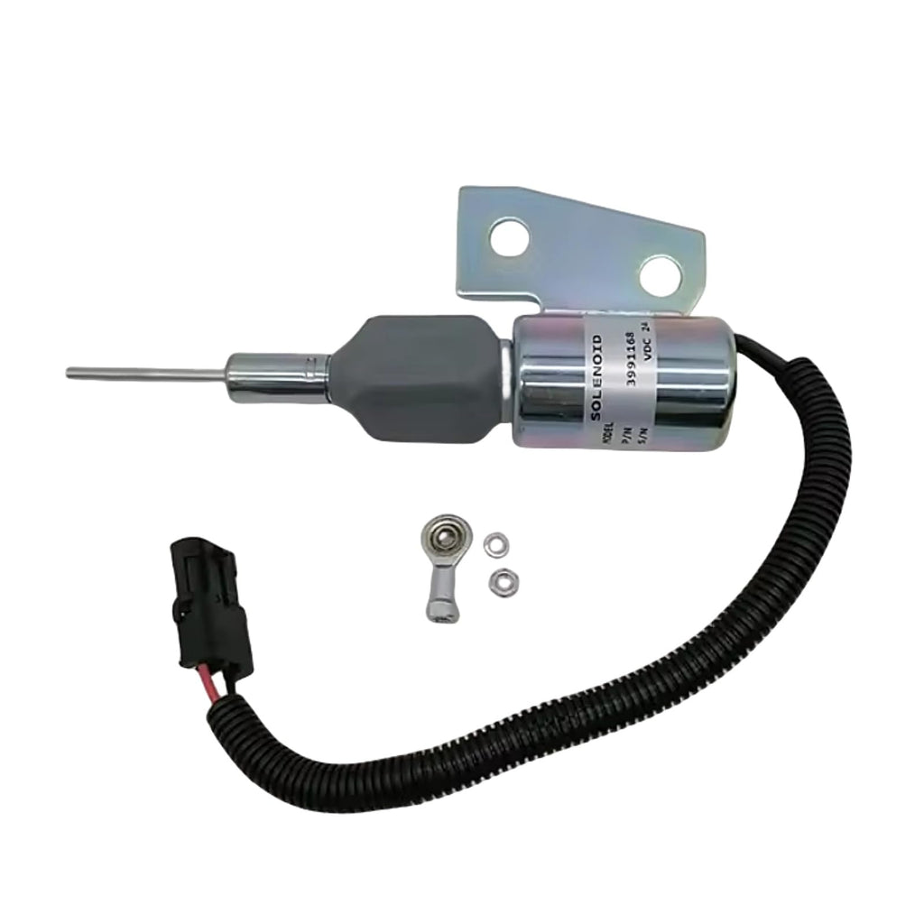 24V Shut Off Solenoid Stop Solenoid 4BT SA-4941-24 Replacement for Cummins 4BT Engine 3991168