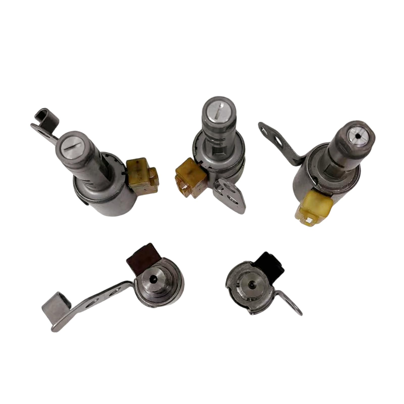 U140E U240E U241E 35240-32010 Transmission Solenoids Kit 5PCS/Set Fits for Lexus for Toyota for Solara for Celica for RAV4 for Camry for ES300 for RX300 Replace parts