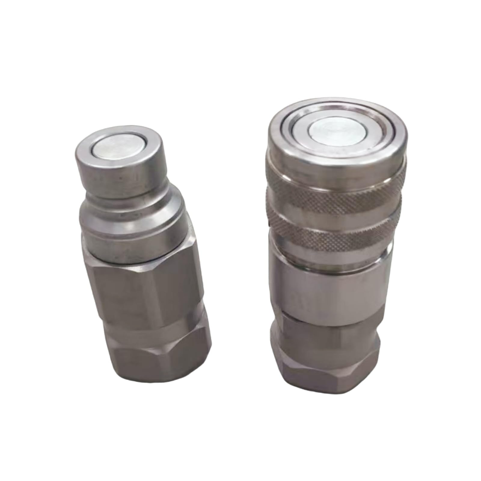 AT312470 KV14216 Hydraulic Male Female Flat Face Coupler Kit Compatible with John Deere 110 240 250 260 270 315 317 320 325 328 332 244J 304J 310G 310SG 315SG 318D 320D 324J 325K 410G 710G