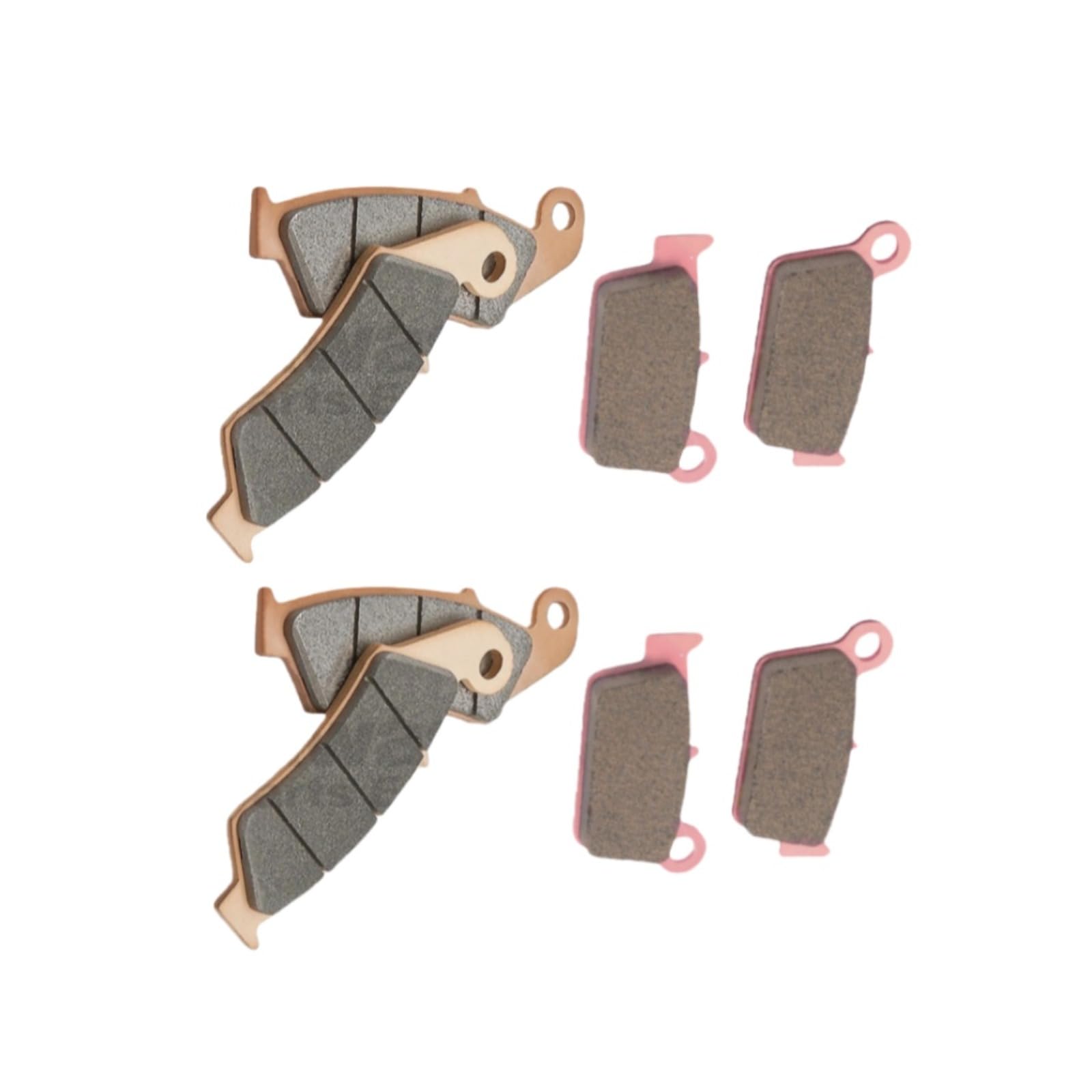 2 Front & Rear Brake Pads Set Fits for Kawasaki KX250F KX 250F 2004-2018