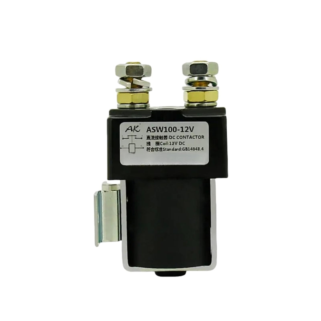 24V 100A SW80 102-SW80-1418 SW80-1418 SW80-1160 Contactor Solenoid with Bracket Compatible with Albright for Golf Cart