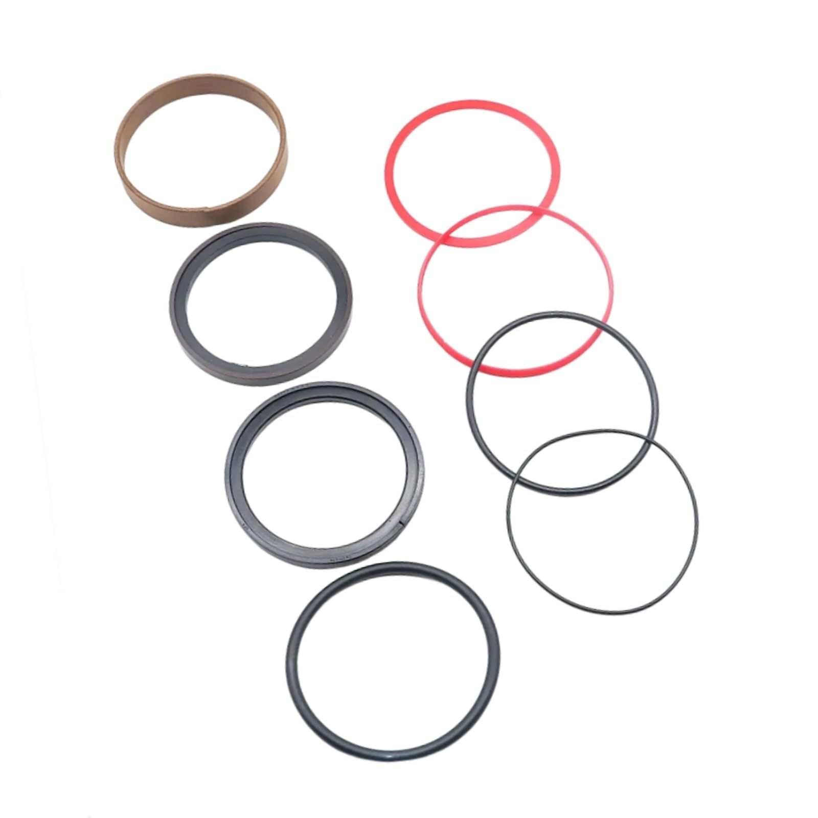 Hydraulic Cylinder Bore Seal Kit AHC22108 Compatible for John Deere Engine 4045 6068 6090 Loader 310E 310K 310SE 310SL 315SL 410L Replacement