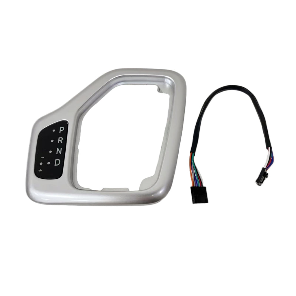 5YD27LS5AA White Transmission Shifter Bezel with Harness Fits for 2014-2018 Jeep Replace parts
