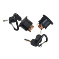 583068901 2PCS Ignition Switch with 2 Keys Fits for John Deere 155C L100 L105 L107 L110 L120 G110 Fits for Hus YTH1542XP YTH1848XP Replace parts