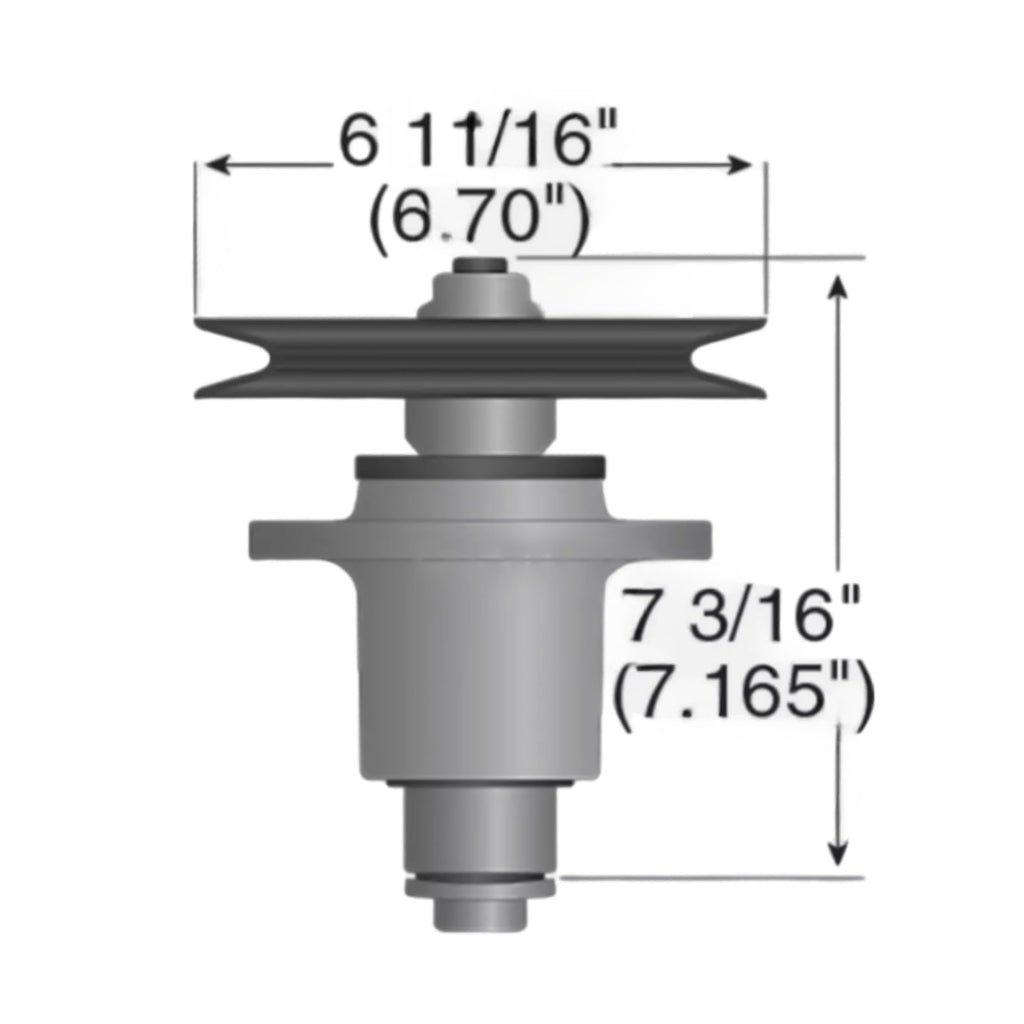 Spindle Assembly 285-933 103-1184 Fits for Exmark Lazer Z HP with 52 Deck Serial （No 260000 Higher） Replace parts