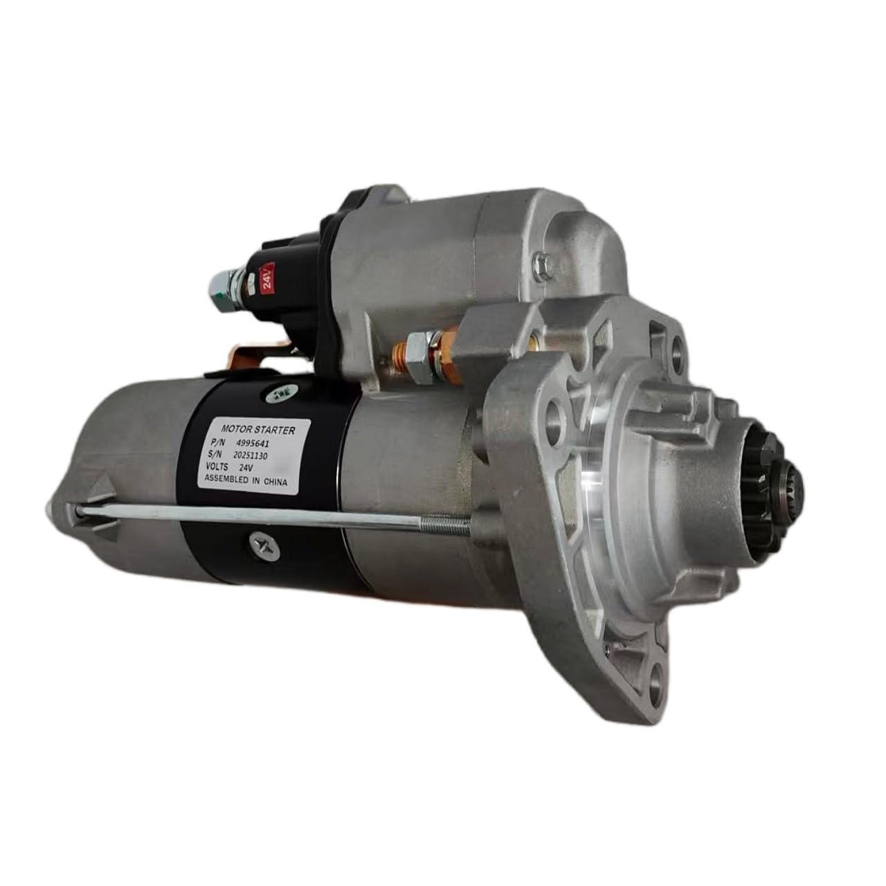 4995641 24V 10T 7.5kw Starter Fits for Cummins Engines C6.6 E323D2 Replace parts
