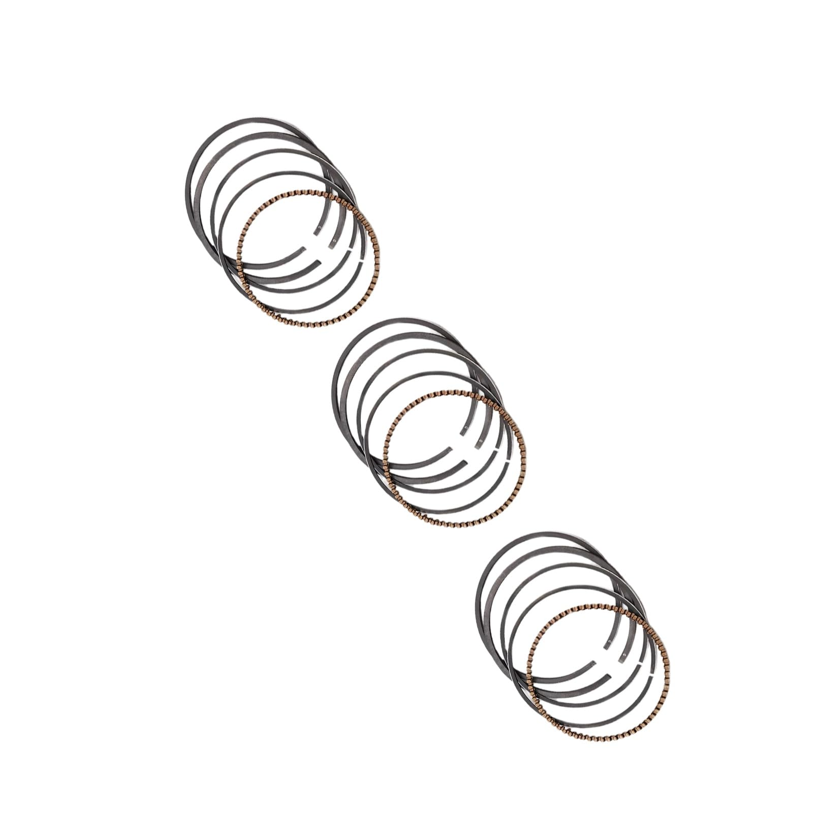 3pcs Generator Piston Ring Set Standard 68MM Fits for Honda GX160 GX200 5.5HP 6.5HP 168F 163CC 196CC Water Pump Engine Replace parts