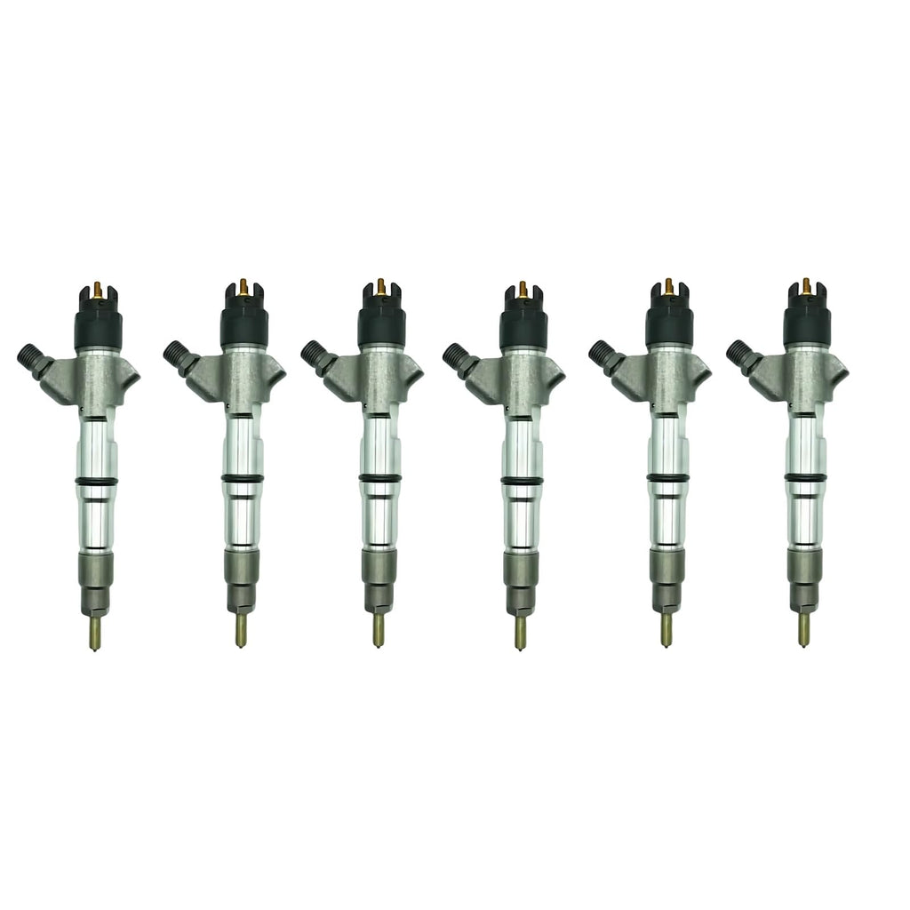 6 Pcs 0445120529 Fuel Injector Compatible with Bosch Yuchai YC375 Engine