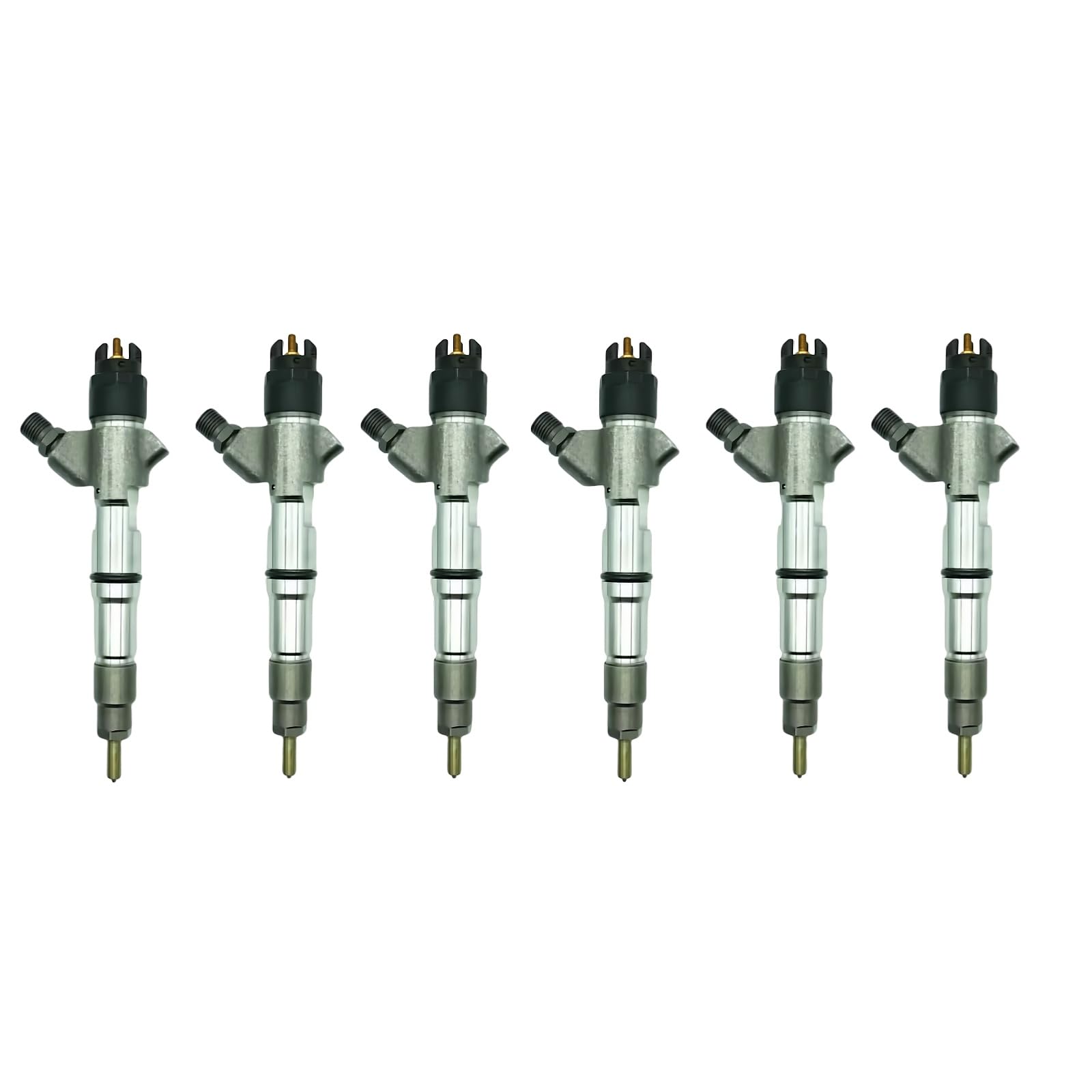6 Pcs 0445120529 Fuel Injector Compatible with Bosch Yuchai YC375 Engine