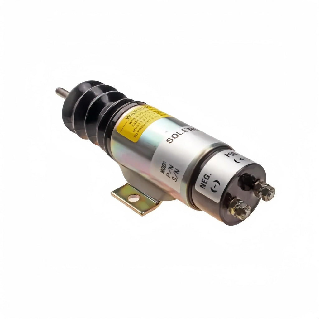 Dual Coil Pull Solenoid D610-B1V12 D610B1V12 Compatible with Kubota D905 Engine 12V
