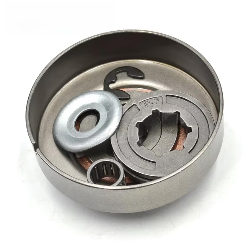2pcs Clutch Cover Washer 325 7T with Sprocket Needle Cage Bearing Kit  Fits for MS180 MS170 018 017 MS250 025 MS230 Chainaw Replace parts