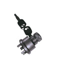 4 Terminal Key Ignition Switch W/Key 237-3530 2373530 CA2373530 Compatible with Caterpillar CAT 303CR 304CR 305CR Mini Hydraulic Excavator K4N S4L2 S3L2 Engine