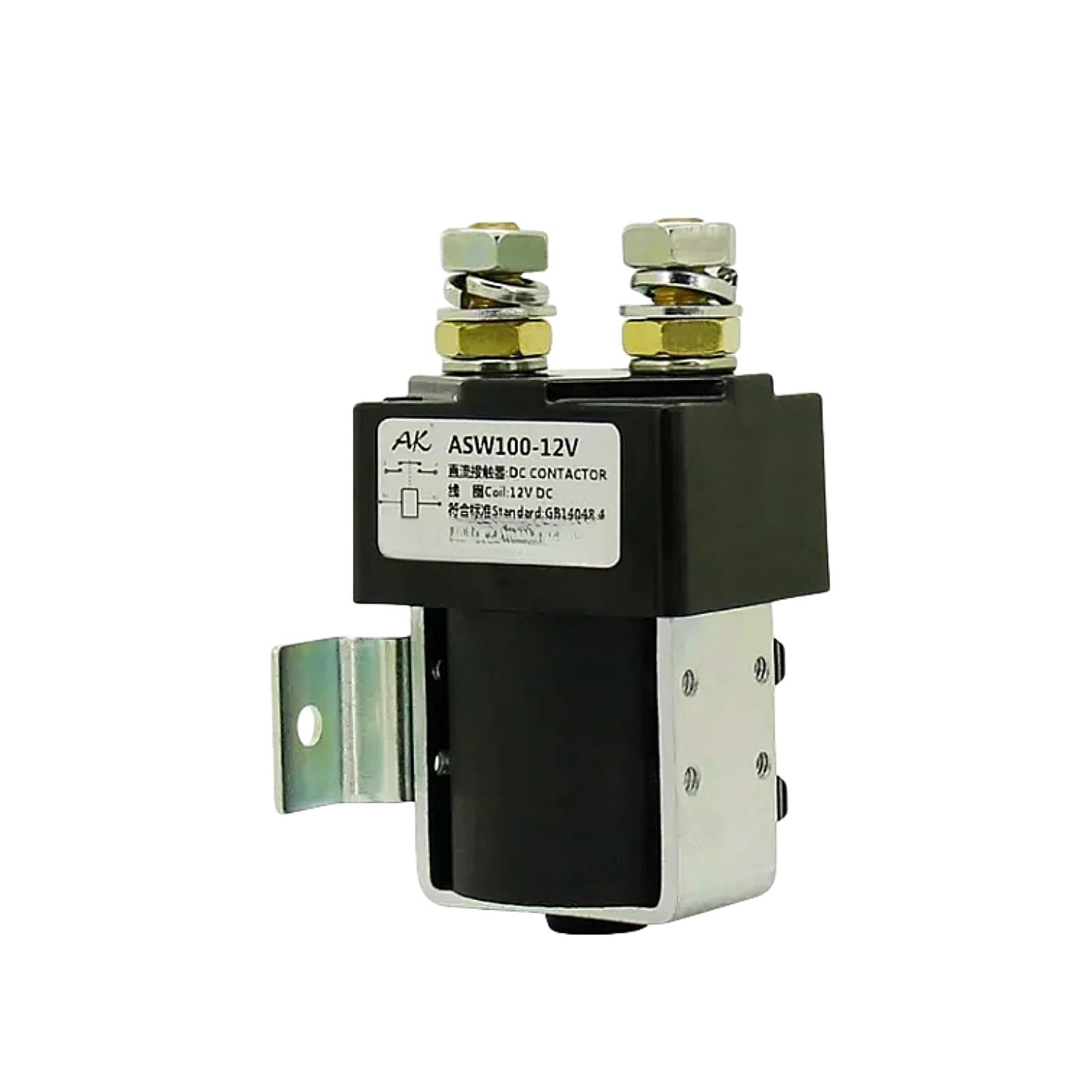 24V 100A SW80 102-SW80-1418 SW80-1418 SW80-1160 Contactor Solenoid with Bracket Compatible with Albright for Golf Cart