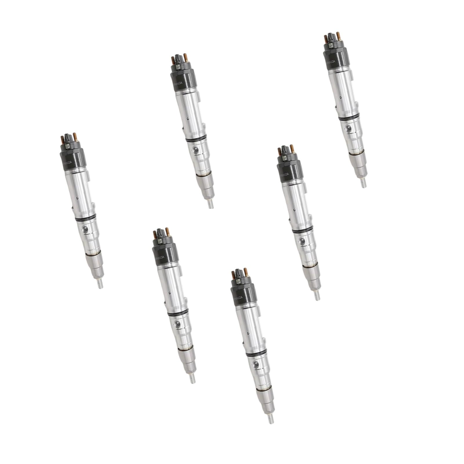 6pcs 0445120061 0445120217 Common Rail Fuel Injector for MAN Bus D2066LOH0 Euro 4 Engine