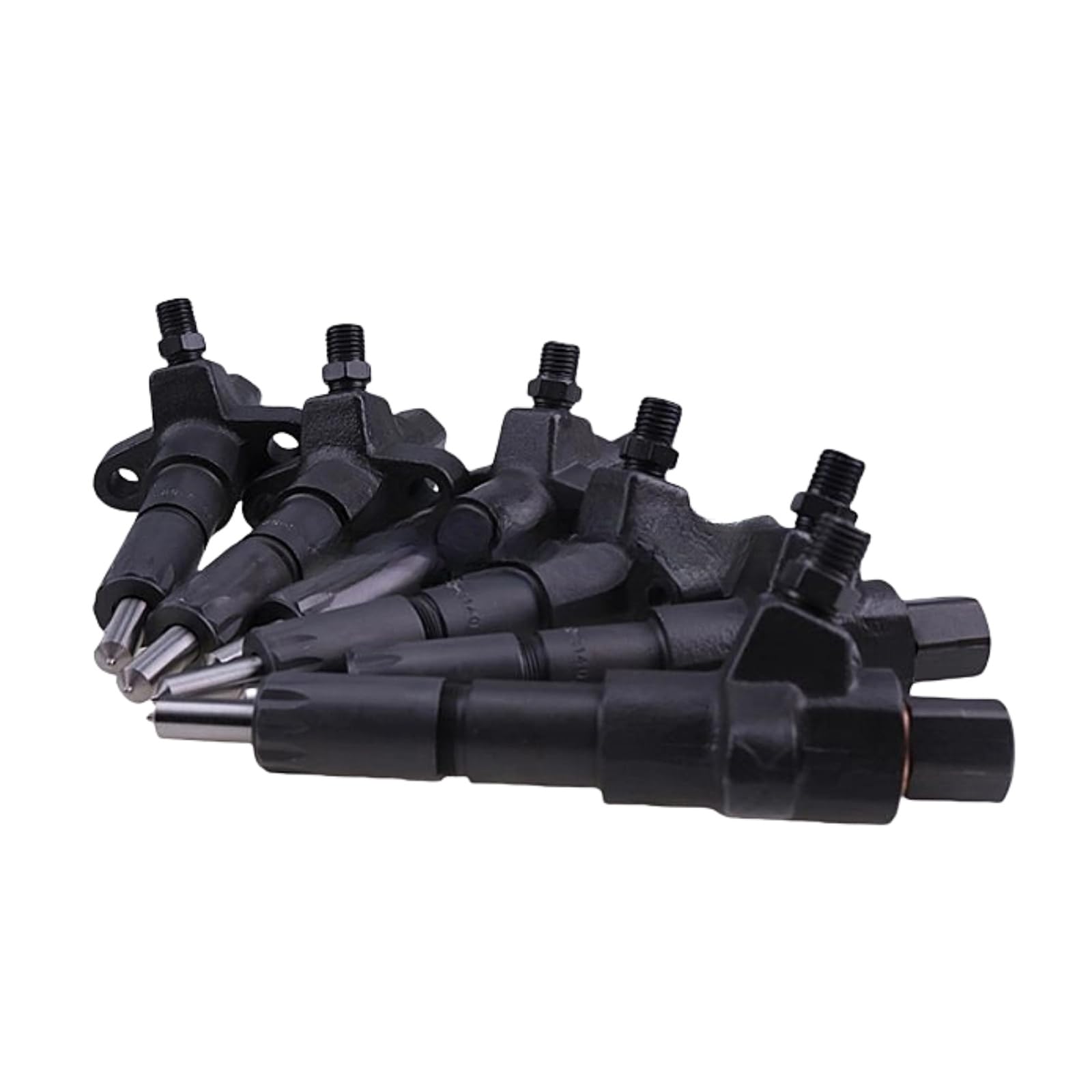 6pcs Fuel Injector 1-15300250-2 430611425 Compatible with Hitachi Excavator EX200-2 EX200-3 Isuzu Engine 6BD1