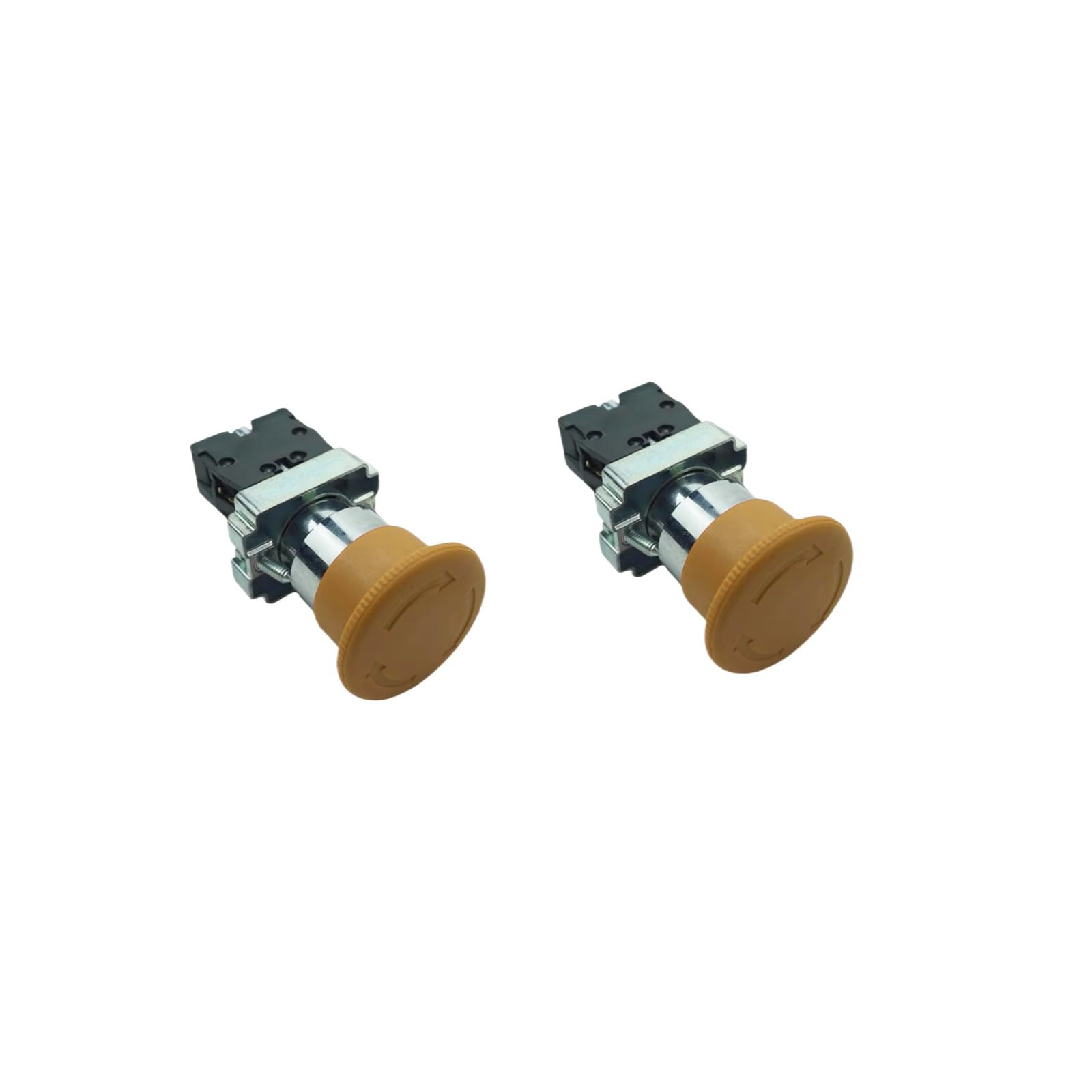 2pcs Emergency Stop Button Switch 22mm ZB2BS542 ZB2-BS542 Fits for Excavator Replace parts