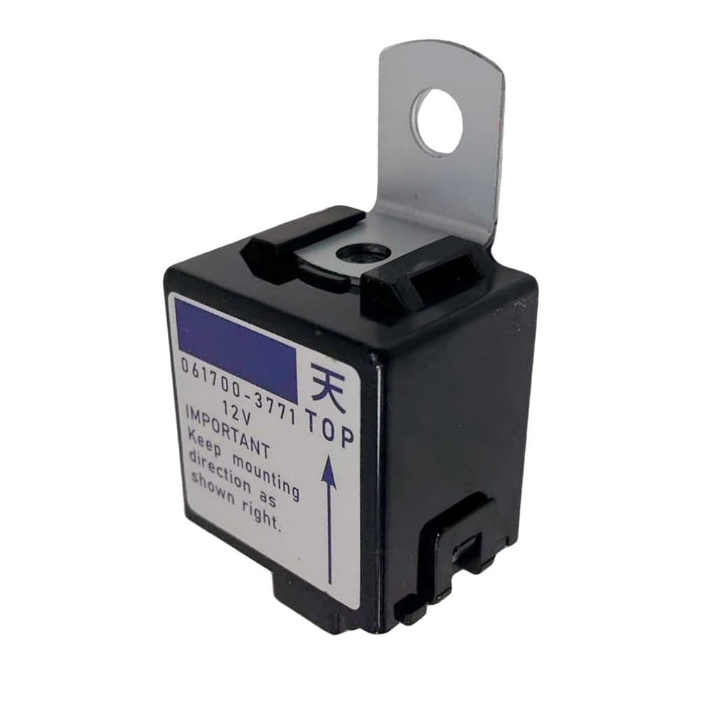 6670872 061700-3771 0617003771 Relay Stop Solenoid Fits for Bobcat Skid Steer Loader Excavator B300 BL370 BL470 BL570 BL575 319 320 321 323 324 E14 E16 453 463 MT50 MT52 MT55