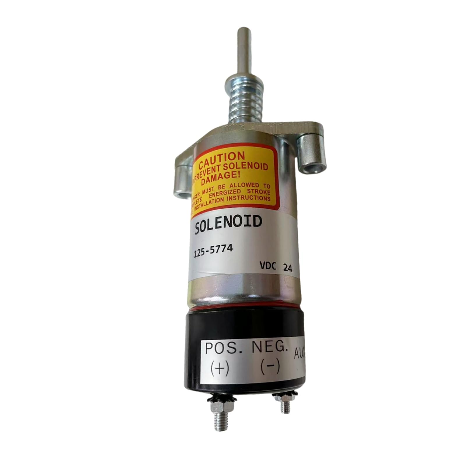 125-5774 1255774 Fuel Shutoff Solenoid Valve 24V Fits for Caterpillar CAT 3304 3304B 3306 3306B 3306C 3406B 3406C Engine