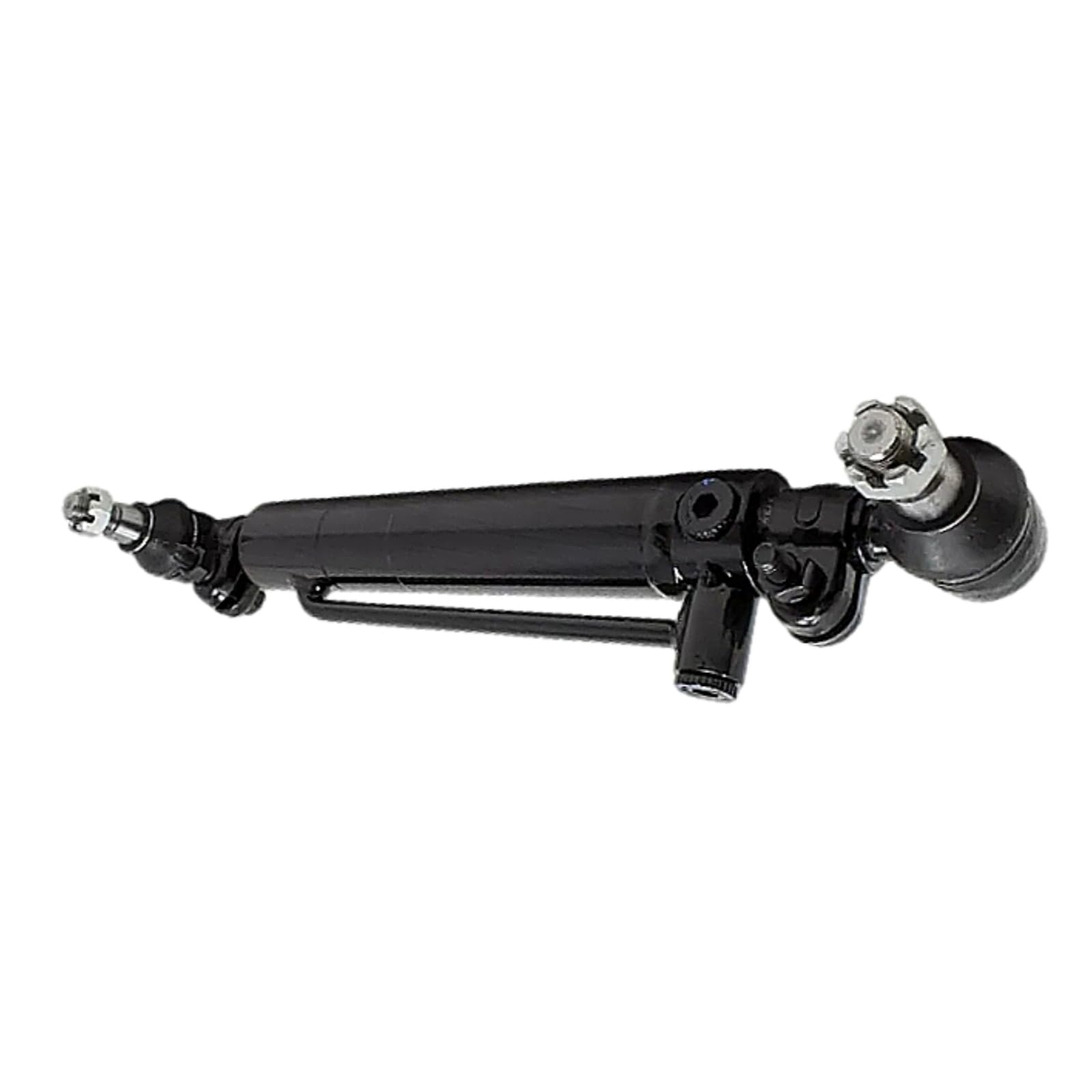 D128454 D84800 234447A1 Power Steering Cylinder with Castle Nuts Fits for Case Backhoe Loaders 480B 480C 480D 480E 480F 480LL 580C 580D 580SD 580SE 584D 584E 585D 585E 586D 586E Replace parts