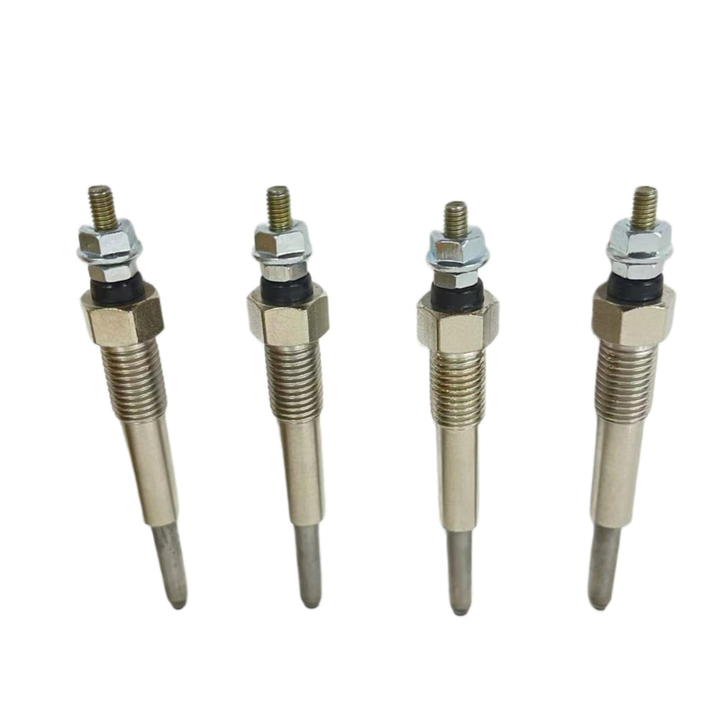 4PCS 12V Glow Plug 8-94319700-2 8-94319700-1 8943197002 Fits for Isuzu Engine C223 C223T C240 C190 3AD1 3KB1 3KR1 4FE1 4EC1 Compatible for Hitachi EX20UR EX20UR-2 EX12 Excavator