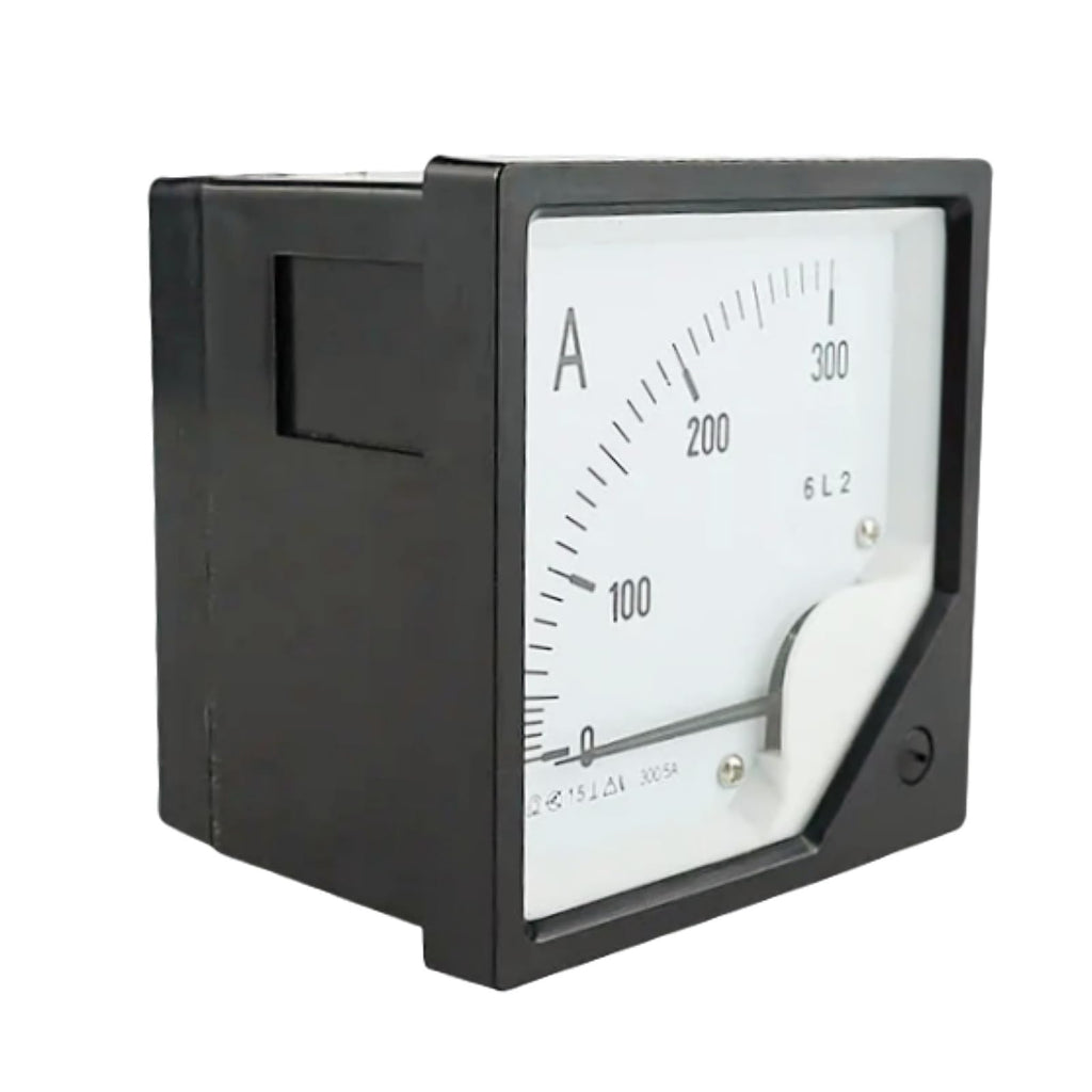 6L2-A 6L2A 300A Analog Panel Meter AMP Current Ammeter Gauge Pointer Ammeter 80*80mm Replace parts