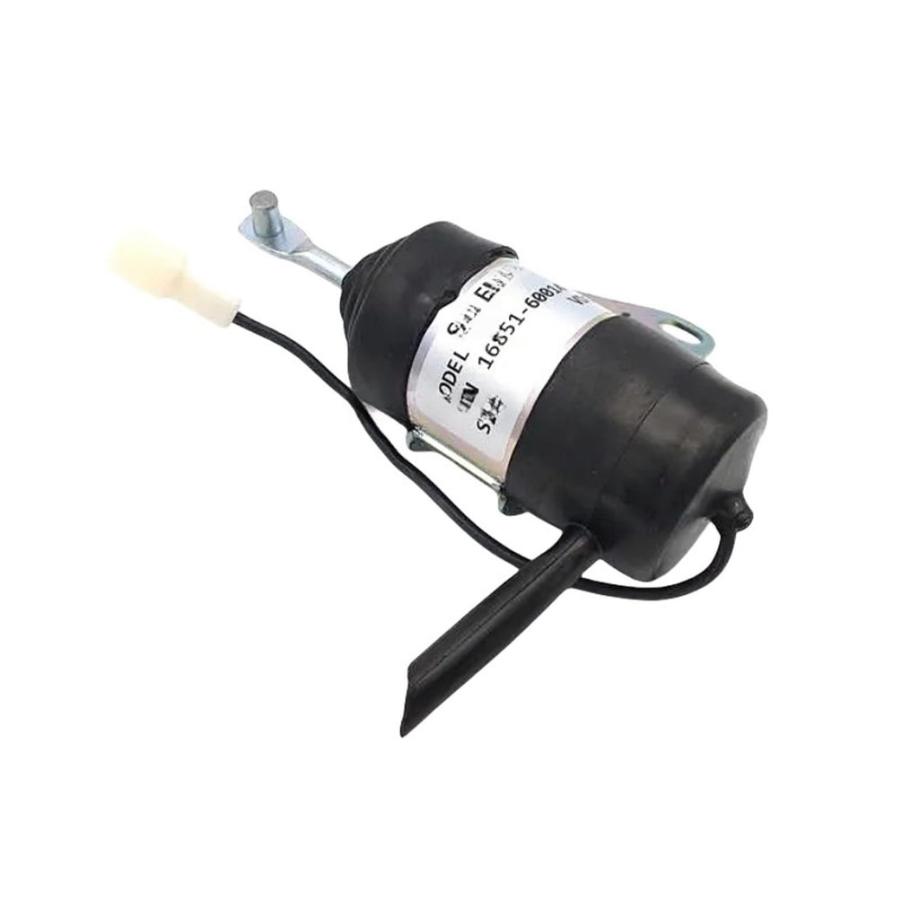16851-60014 16851-60010 052600-4530 6670776 Fuel Shut Off Solenoid Fits for Kubota BX2230D RTV900T B7410D BX1800D Z482 Z602 D722 D902