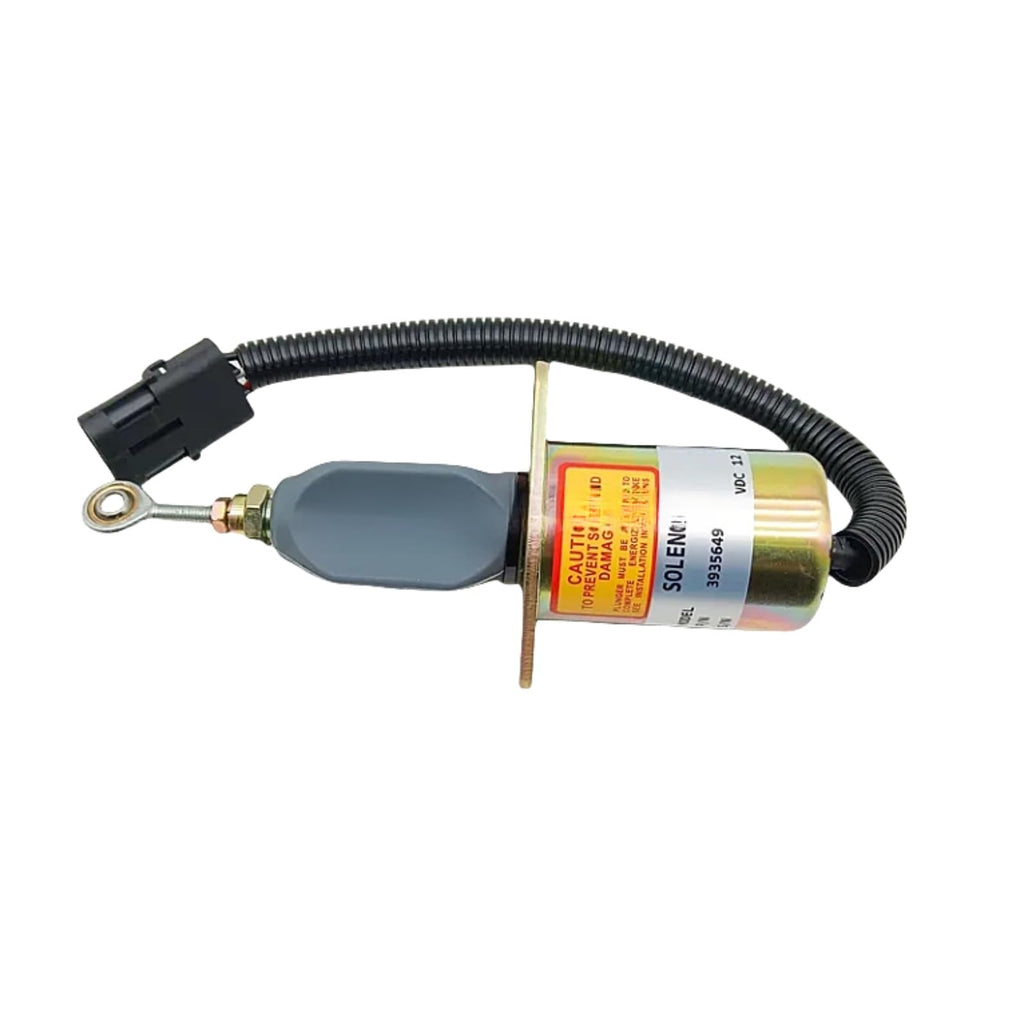 12V Fuel Shut Off Solenoid Valve 3935649 SA-4764-12 Compatible with Cummins 5.9L 8.3L Engines 4B 6B 6C Diesel Engine