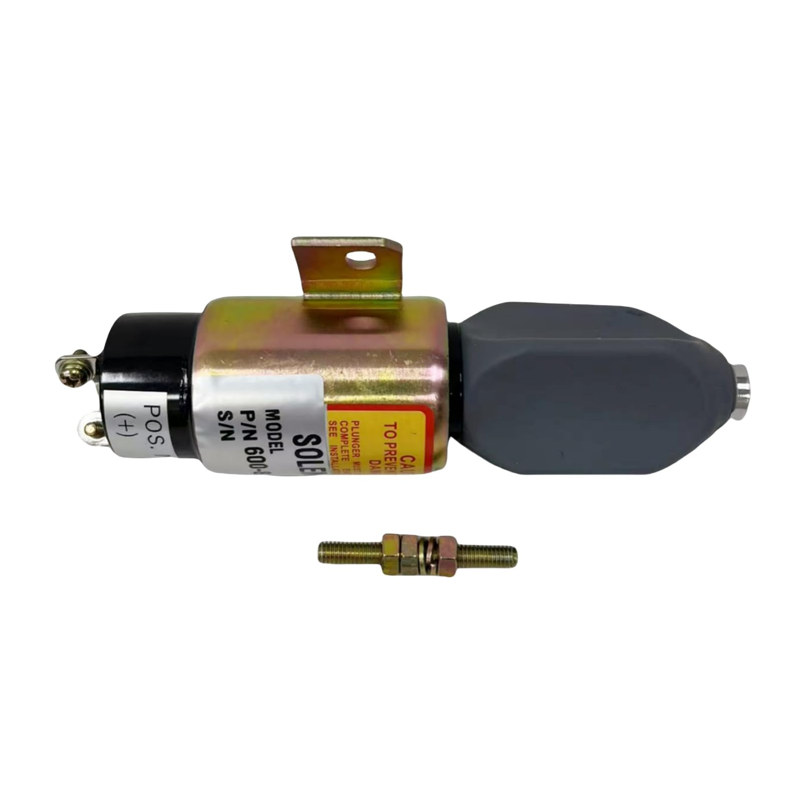 600-815-9260 600-815-9261 Fuel Shutoff Solenoid Fits for Komatsu S4D95LE S6D102E SAA4D102E SAA4D95LE SAA6D102E Engine WA150 WA200 WA250 WA320 Wheel Loader 6008159260 6008159261