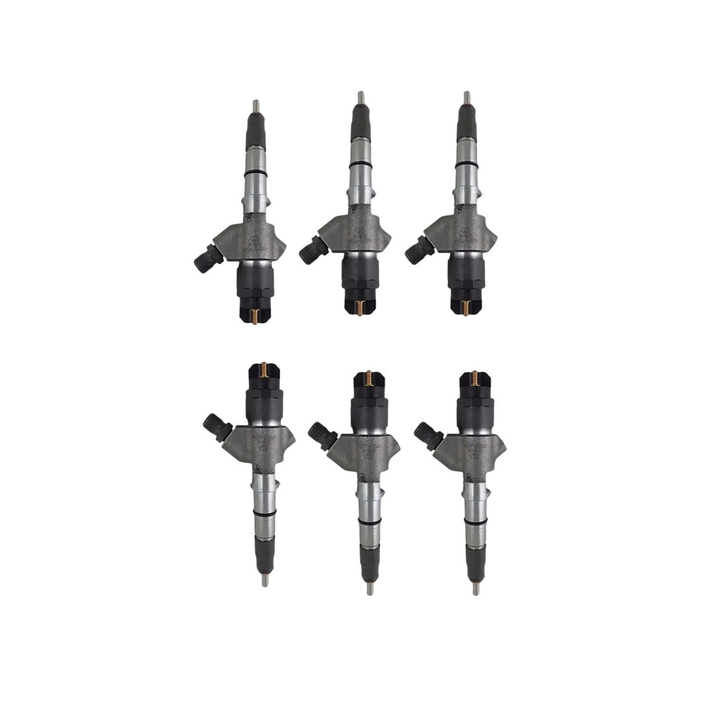 6pcs New Common Rail Injector 0445120245 R0445120245 Compatible With for Gaz Sadko Truck Diesel Engine