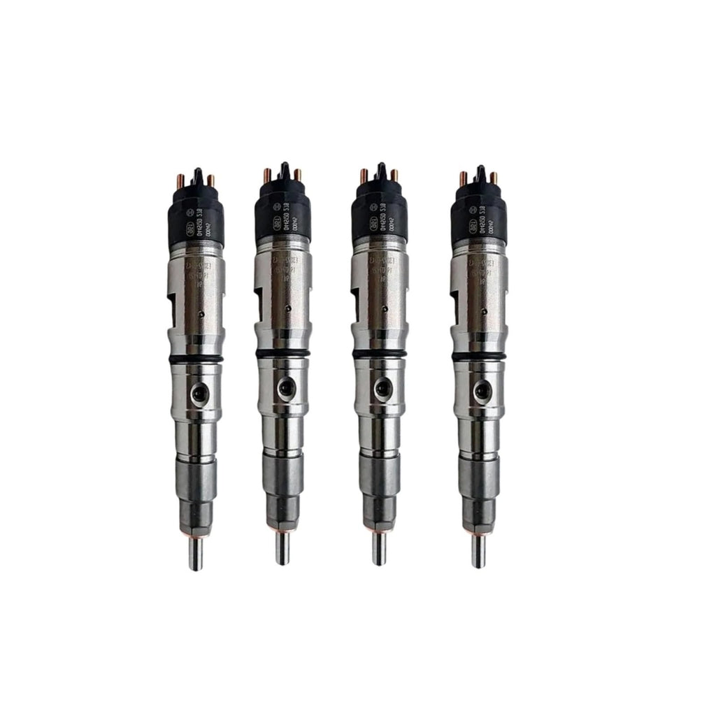 4pcs Fuel Injector 0445120278 Compatible for Doosan Daewoo Excavator