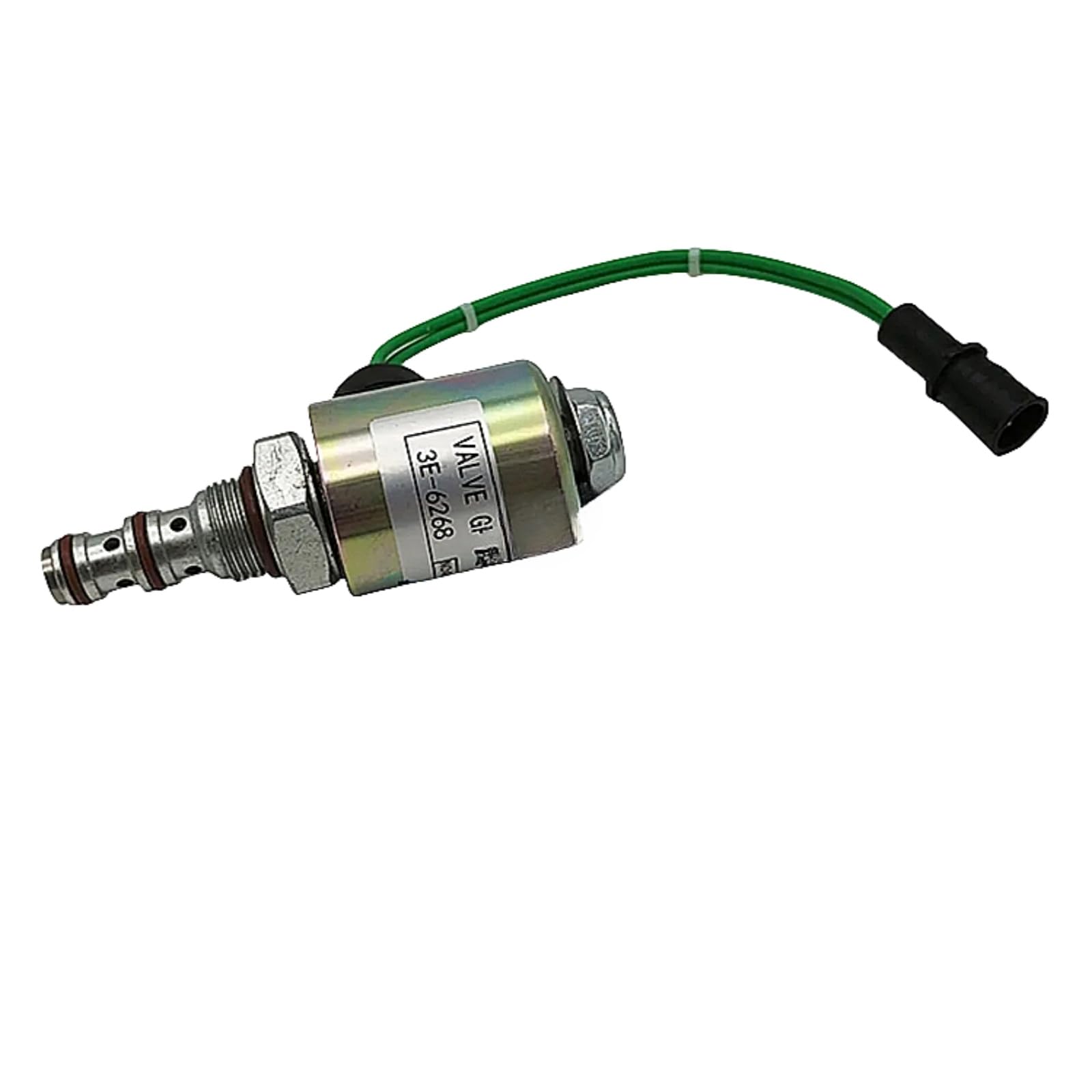 12V Solenoid Valve 3E-6268 3E6268 Compatible with Cat Backhoe Loader 446 446B Engine 3114