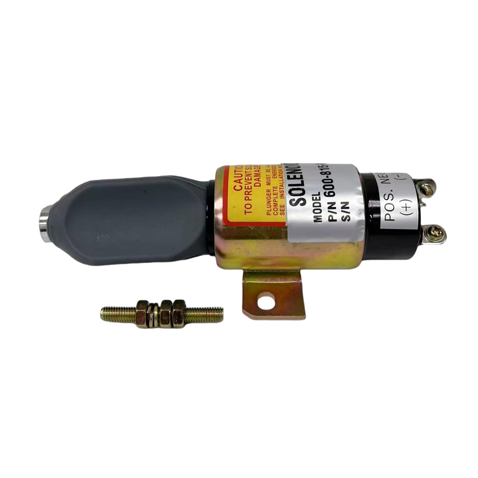 600-815-9260 600-815-9261 Fuel Shutoff Solenoid Fits for Komatsu S4D95LE S6D102E SAA4D102E SAA4D95LE SAA6D102E Engine WA150 WA200 WA250 WA320 Wheel Loader 6008159260 6008159261