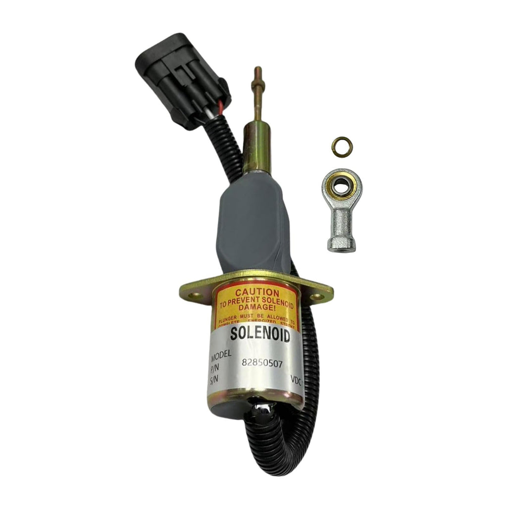 82850507 12V Fuel Shutoff Solenoid Suitable for Ford for New Holland 8670 8670A 8770 8770A 8870 8870A 8970 8970A