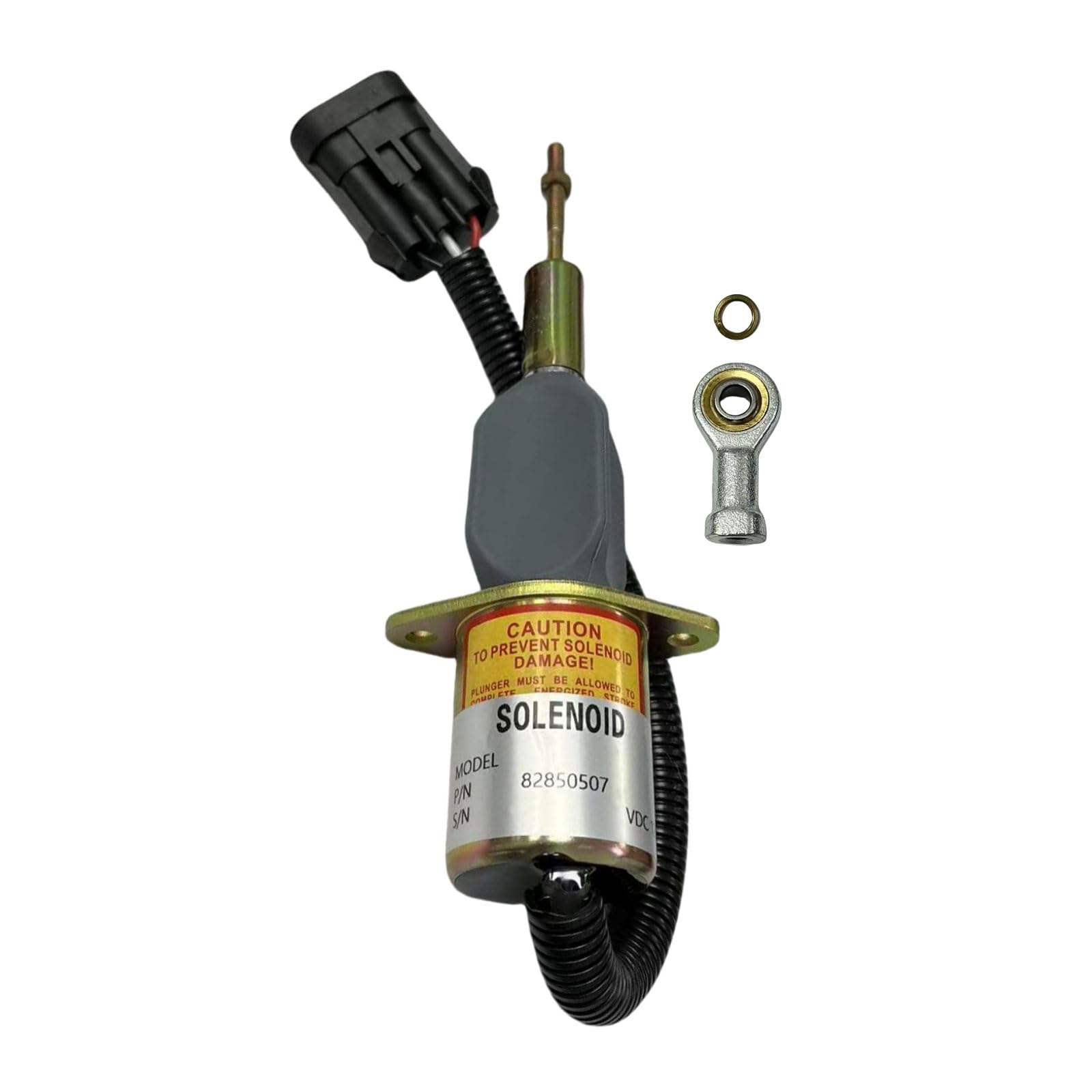 82850507 12V Fuel Shutoff Solenoid Suitable for Ford for New Holland 8670 8670A 8770 8770A 8870 8870A 8970 8970A