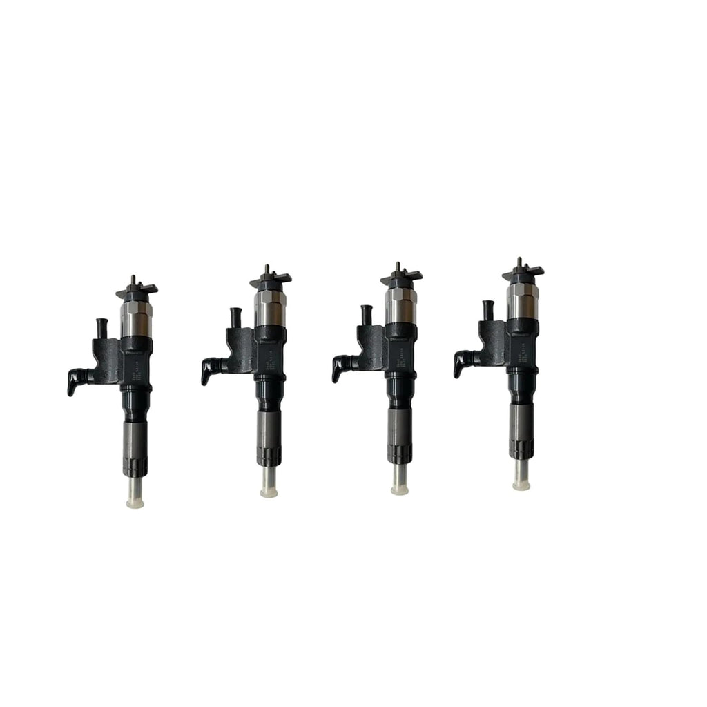 4PCS Fuel injector 095000-5511 0950005511 Fits for Isuzu 6WF1 6WG1 6UZ1 Engine