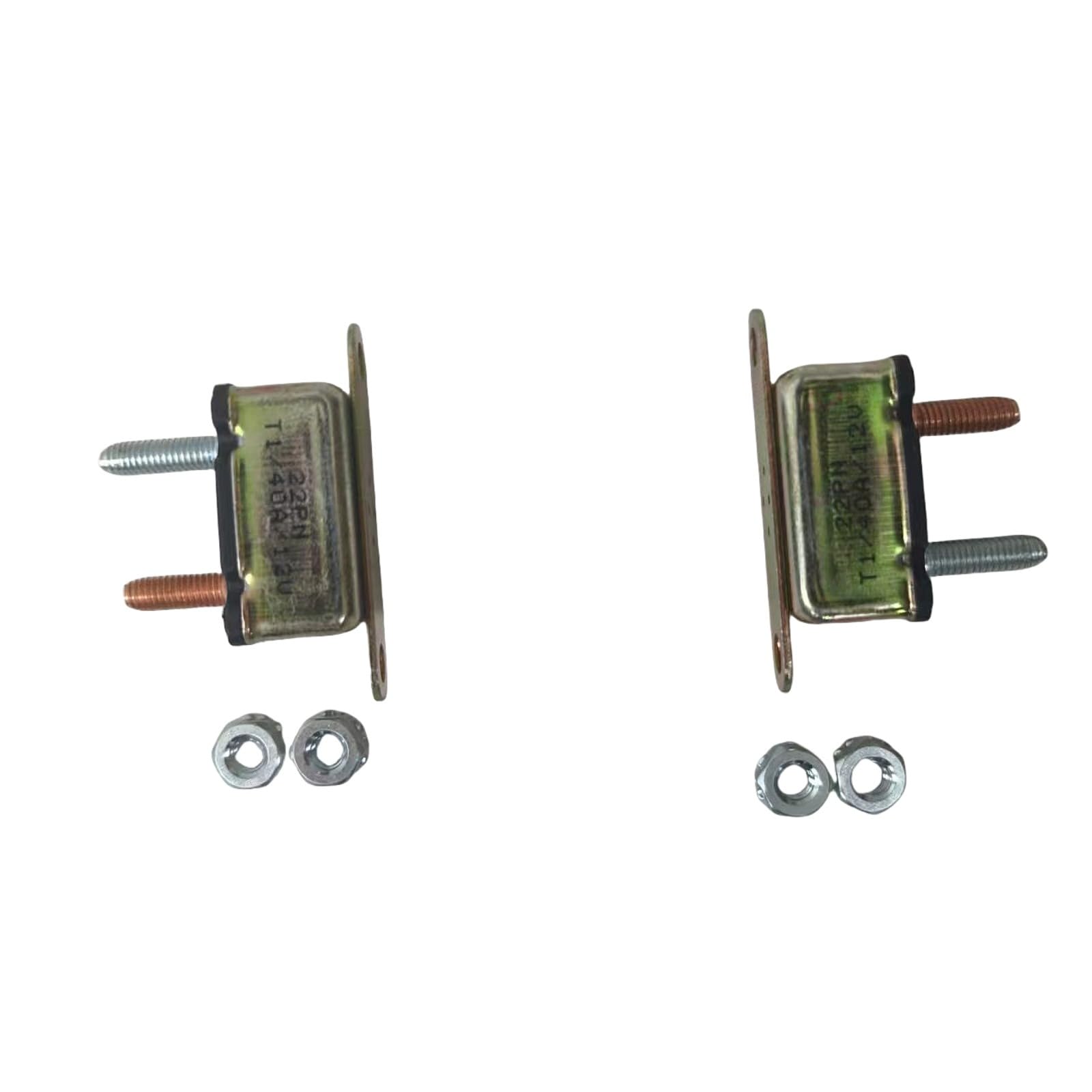 2PCS 12V 40 Amp Automatic Reset Circuit Breaker 190374 Fits for Miller Generator Trailblazer 325 FITS Bobcat 250 Big Blue 400D