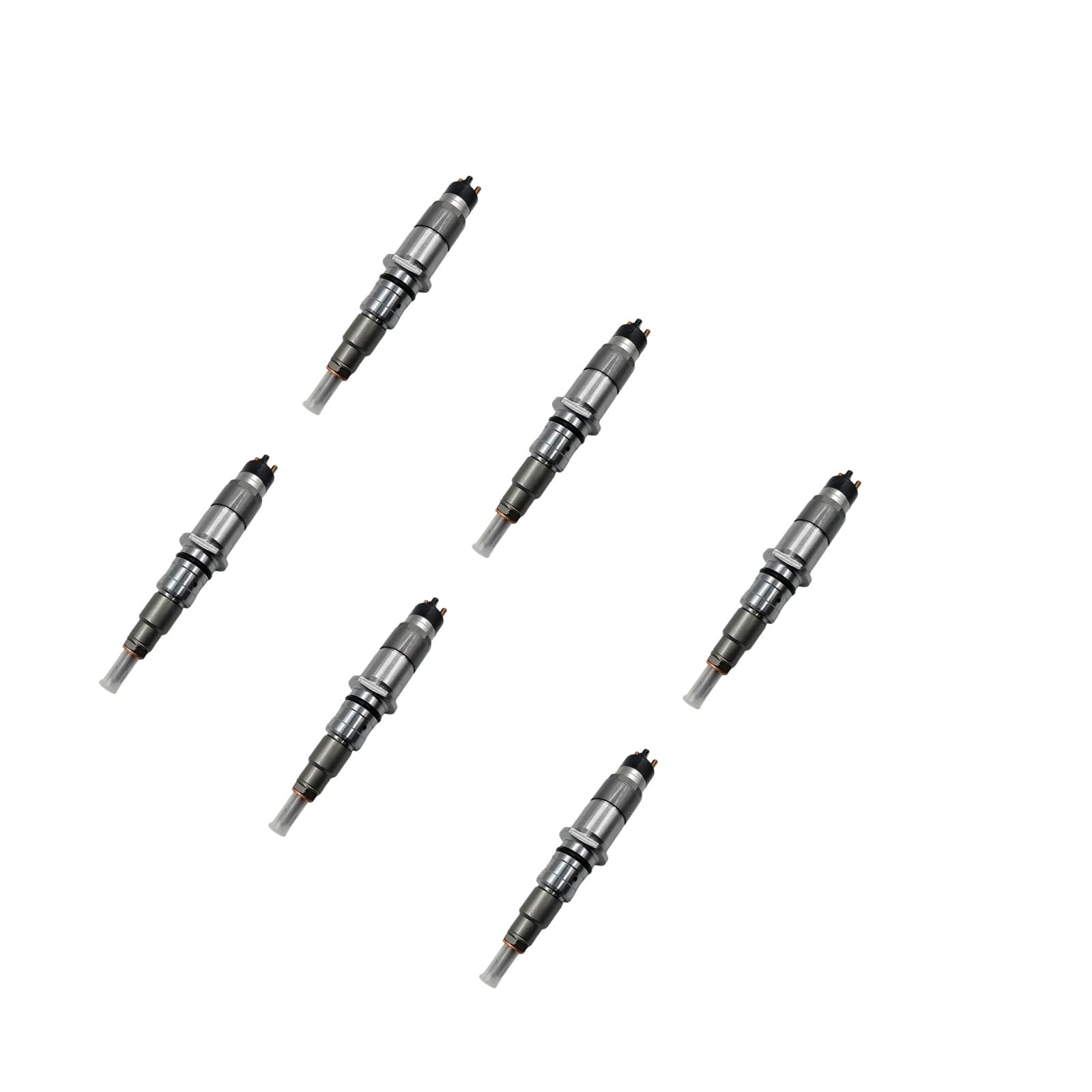 6PCS 0445120059 0445120231 4945969 3976372 5263262 Fuel Injector fits for Cummins QSB4.5 QSB5.9 QSB6.7 Engine Komatsu PC200-8 PC220-8 PC270-8 WA200-6 WA250-6 WA380-6