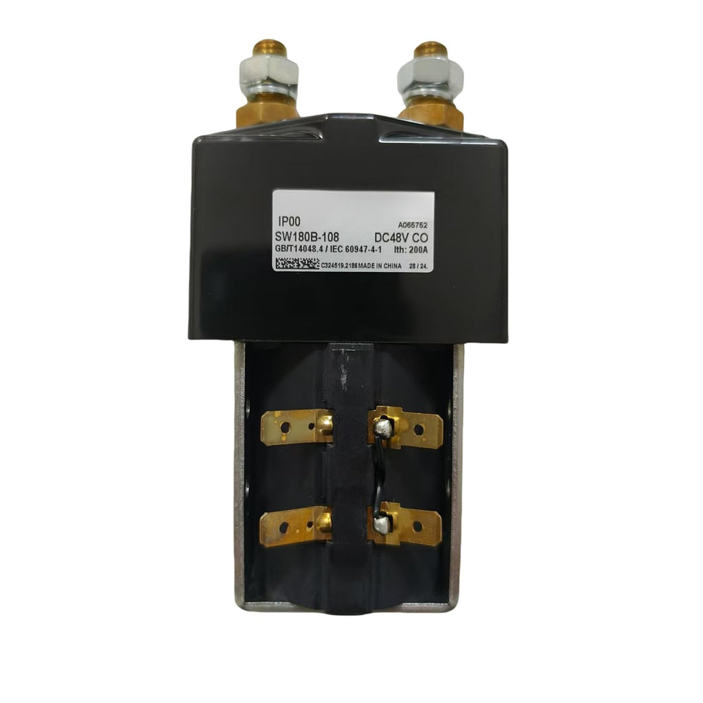 Sgaorcpas New Heavy Duty High Amp Solenoid 200A 48V Compatible with Curtis Golf Cart SW180B
